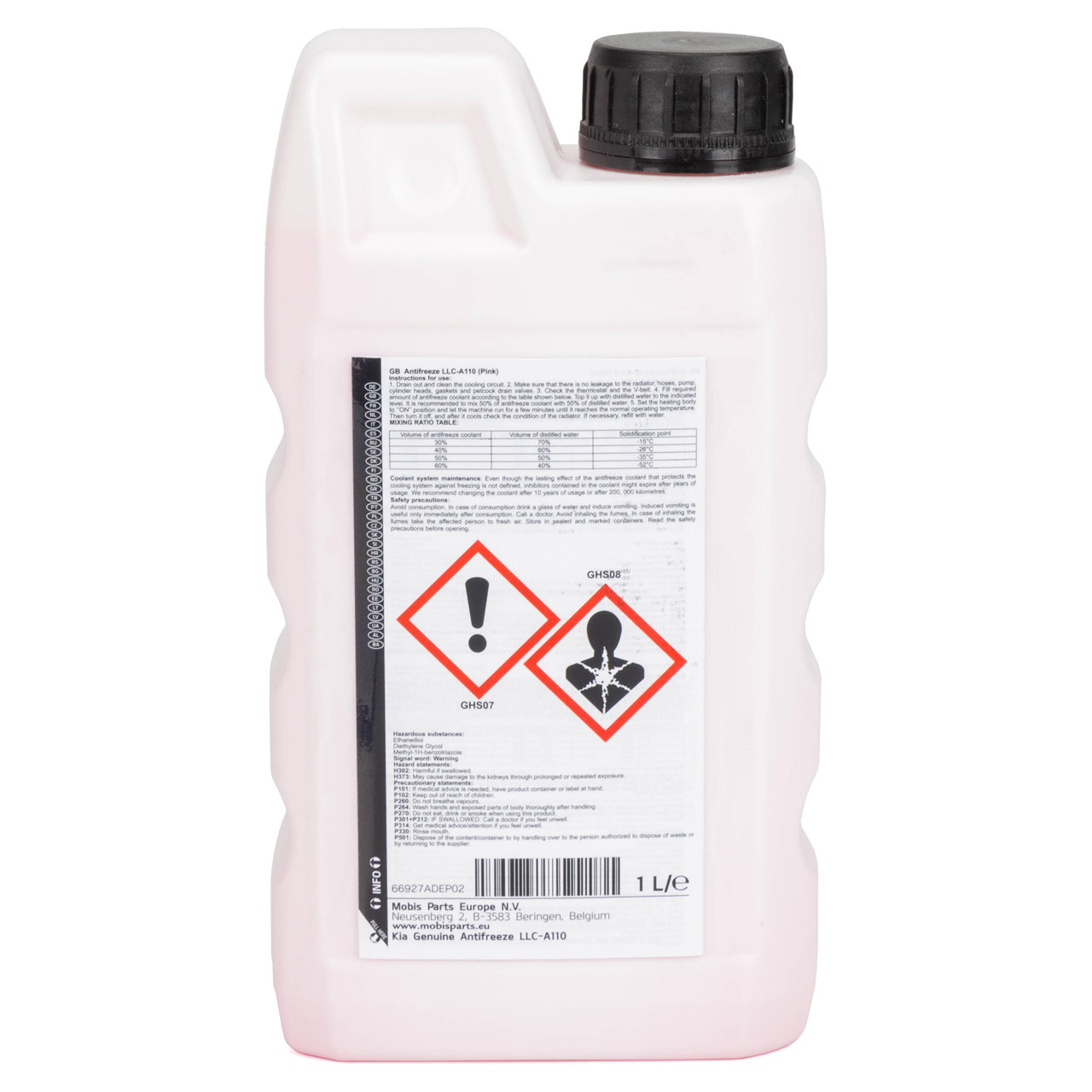 1L 1 Liter ORIGINAL Kia Frostschutz Kühlerfrostschutz Konzentrat 66927ADEP02