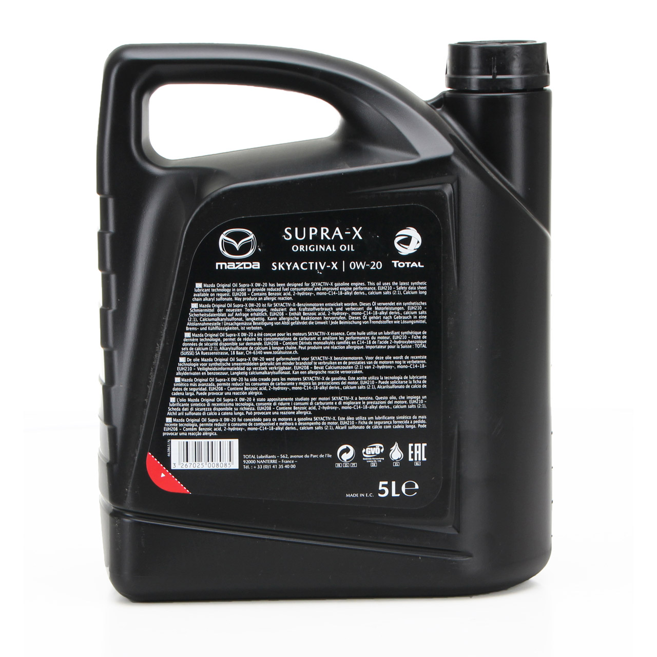 ORIGINAL Mazda Motoröl Öl Oil SUPRA-X 0W-20 0W20 BENZIN SKYACTIV-X - 5 Liter