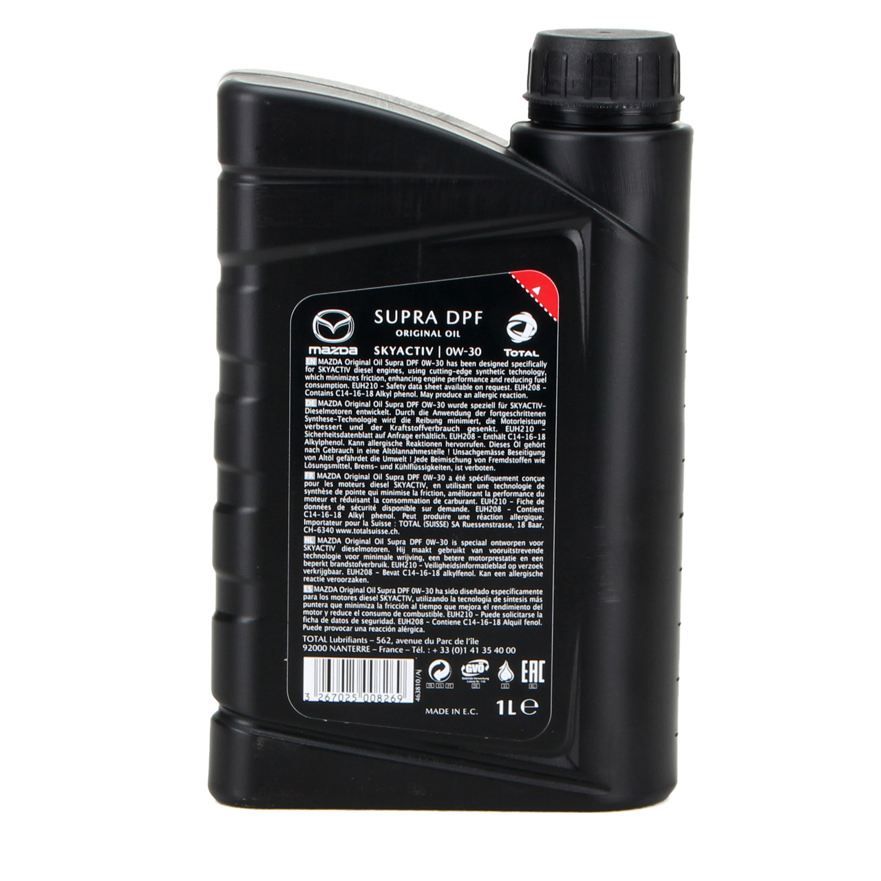 ORIGINAL Mazda Motoröl Öl Oil SUPRA DPF 0W-30 0W30 für DIESEL SKYACTIV - 1 Liter