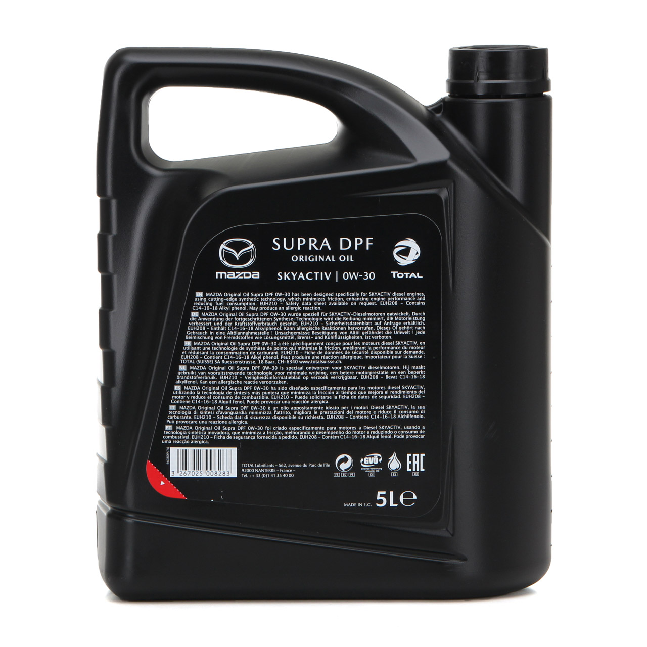ORIGINAL Mazda Motoröl Öl Oil SUPRA DPF 0W-30 0W30 für DIESEL SKYACTIV - 5 Liter