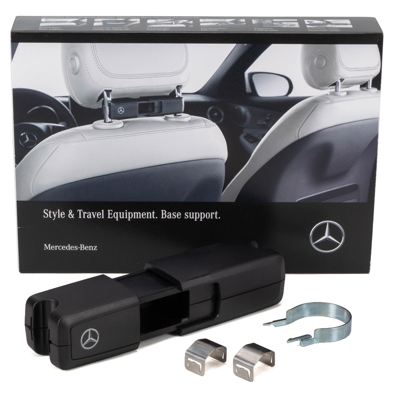 ORIGINAL Mercedes-Benz Basisträger Adapter Style & Travel Equipment schwarz 0008103300