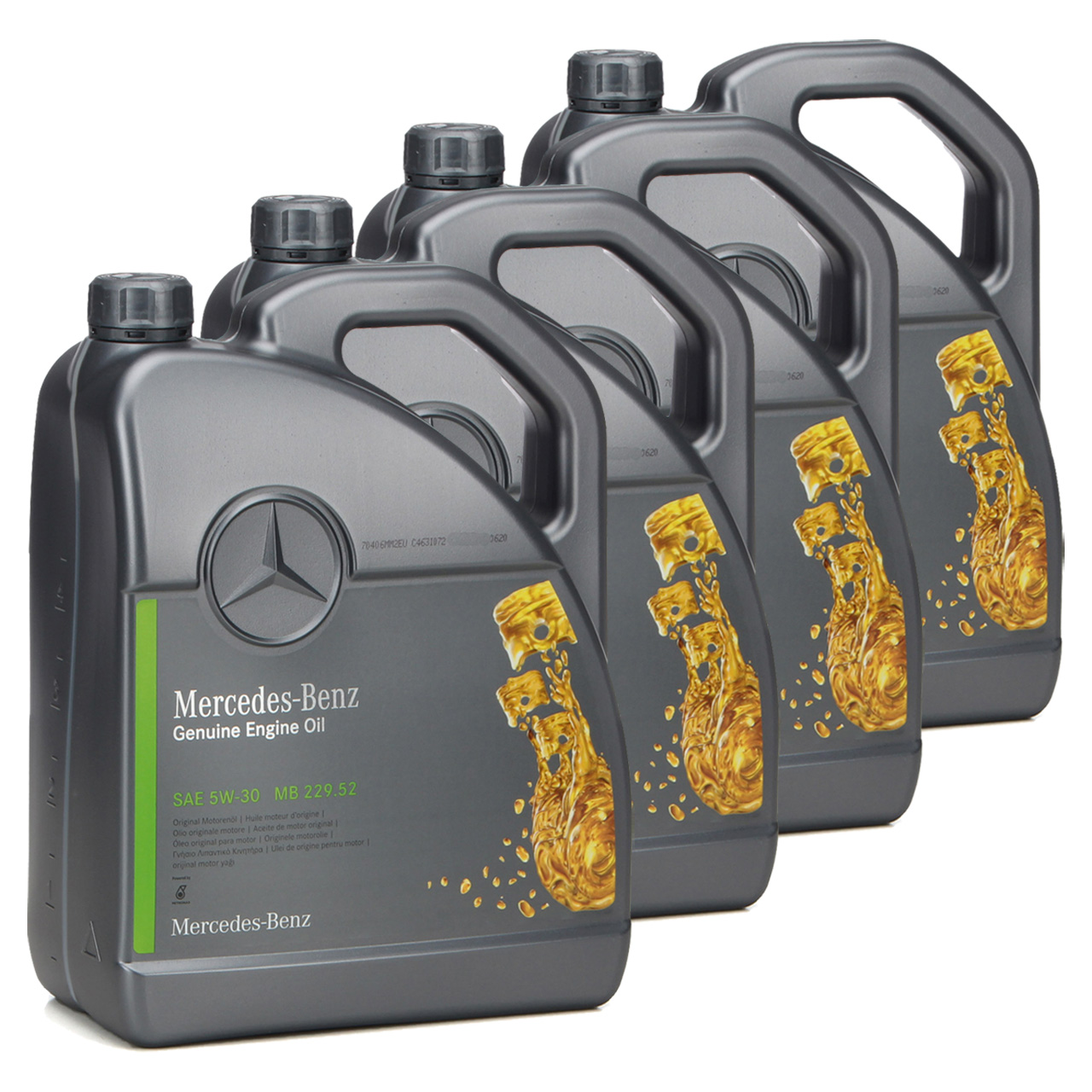 20L 20 Liter ORIGINAL Mercedes-Benz Motoröl ÖL 5W30 5W-30 MB 229.52 000989700613