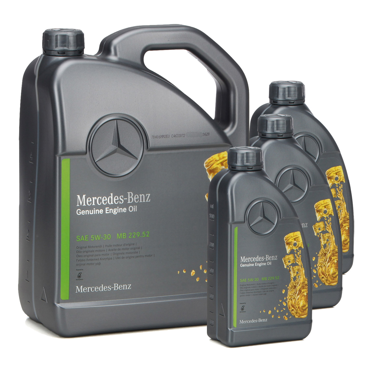 8L 8 Liter ORIGINAL Mercedes-Benz Motoröl ÖL 5W30 5W-30 MB 229.52 0009897006