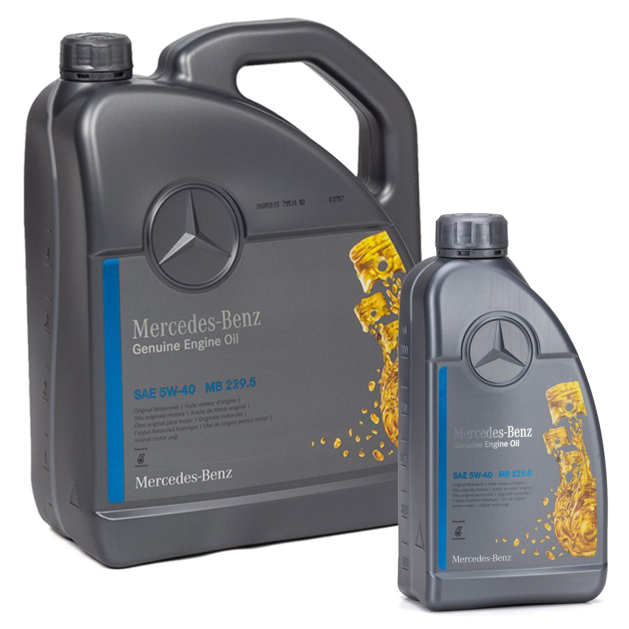 6L 6 Liter ORIGINAL Mercedes-Benz Motoröl ÖL 5W40 5W-40 MB 229.5 0009899202