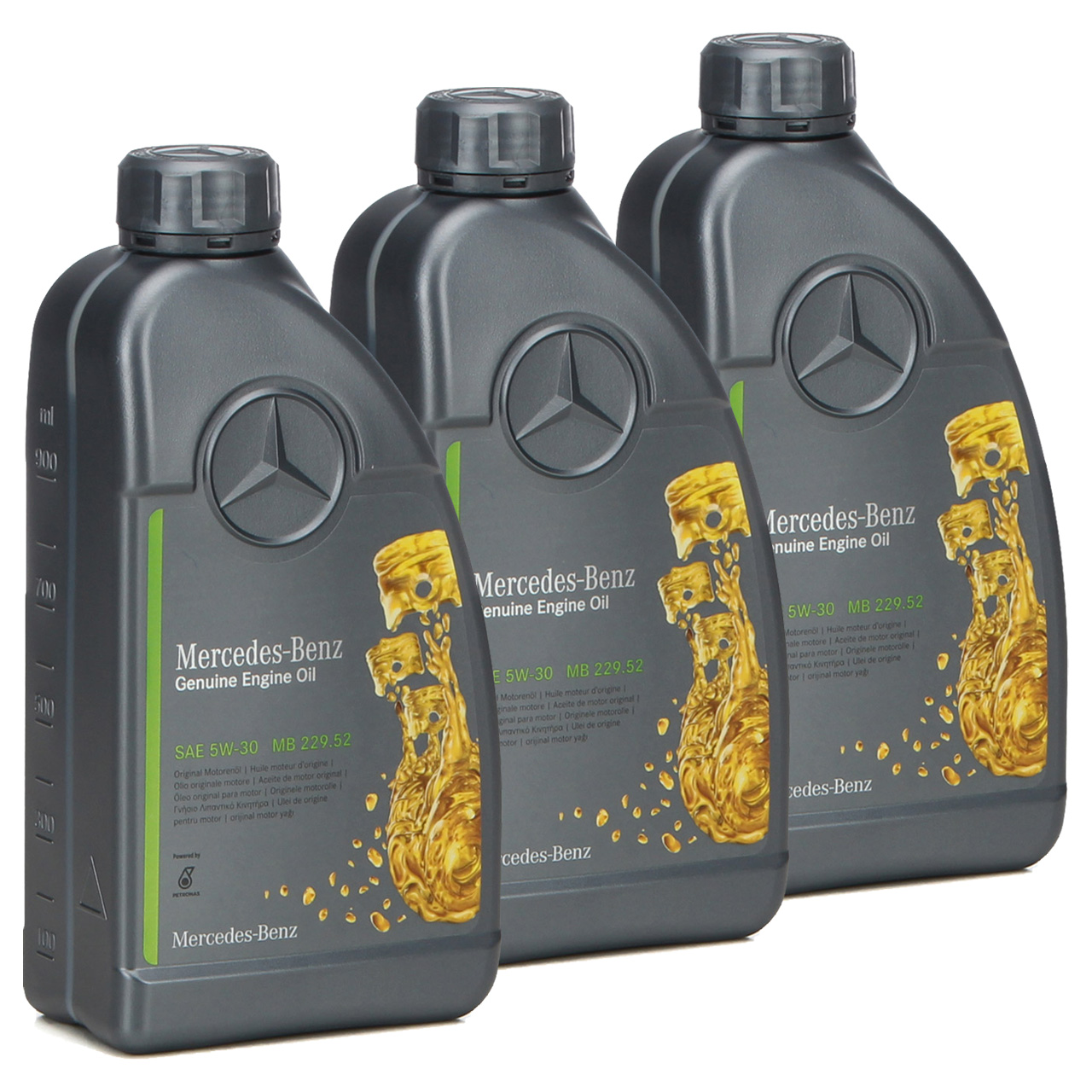3L 3 Liter ORIGINAL Mercedes-Benz Motoröl ÖL 5W30 5W-30 MB 229.52 000989330911