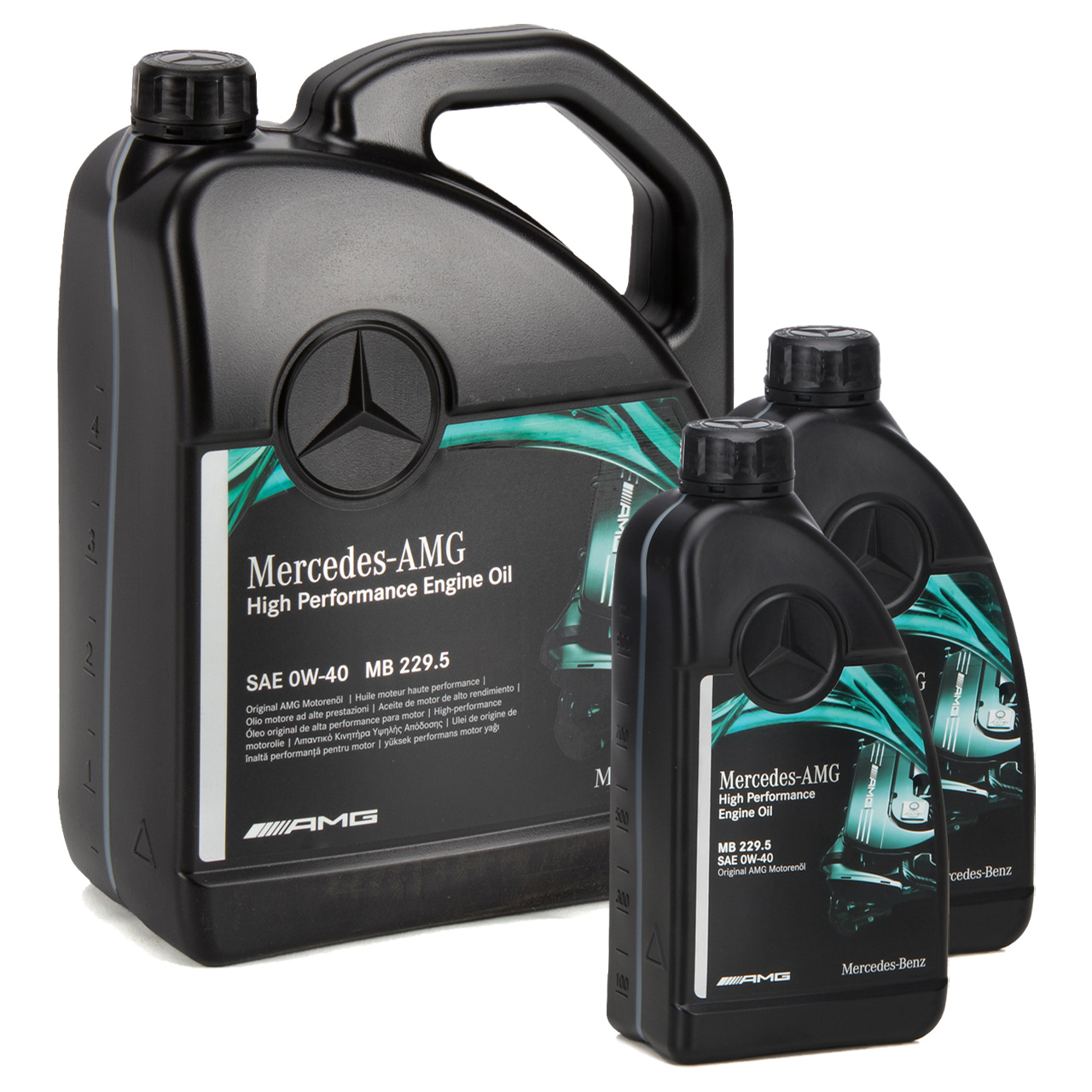 7L ORIGINAL Mercedes AMG High Performance Motoröl Öl 0W40 MB 229.5 000989930211