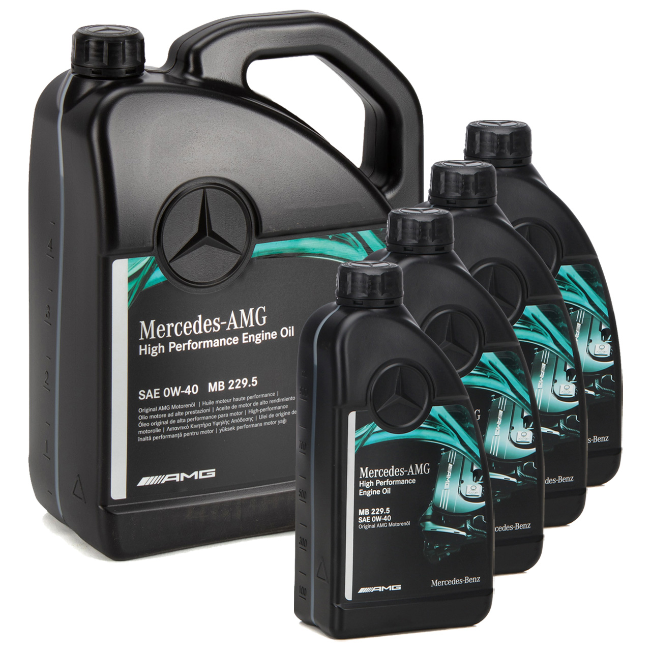 9L ORIGINAL Mercedes AMG High Performance Motoröl Öl 0W40 MB 229.5 000989930211