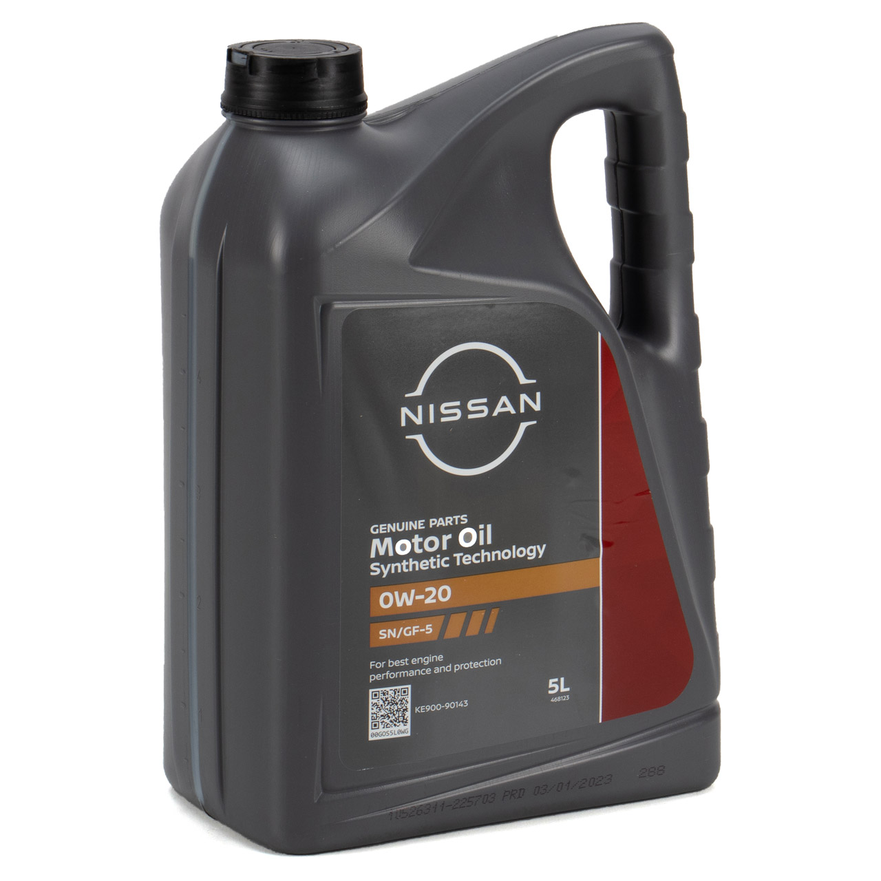 5L 5 Liter ORIGINAL Nissan 0W-20 SN/GF-5 Motoröl Öl API SN ILSAC GF-5 KE900-90143
