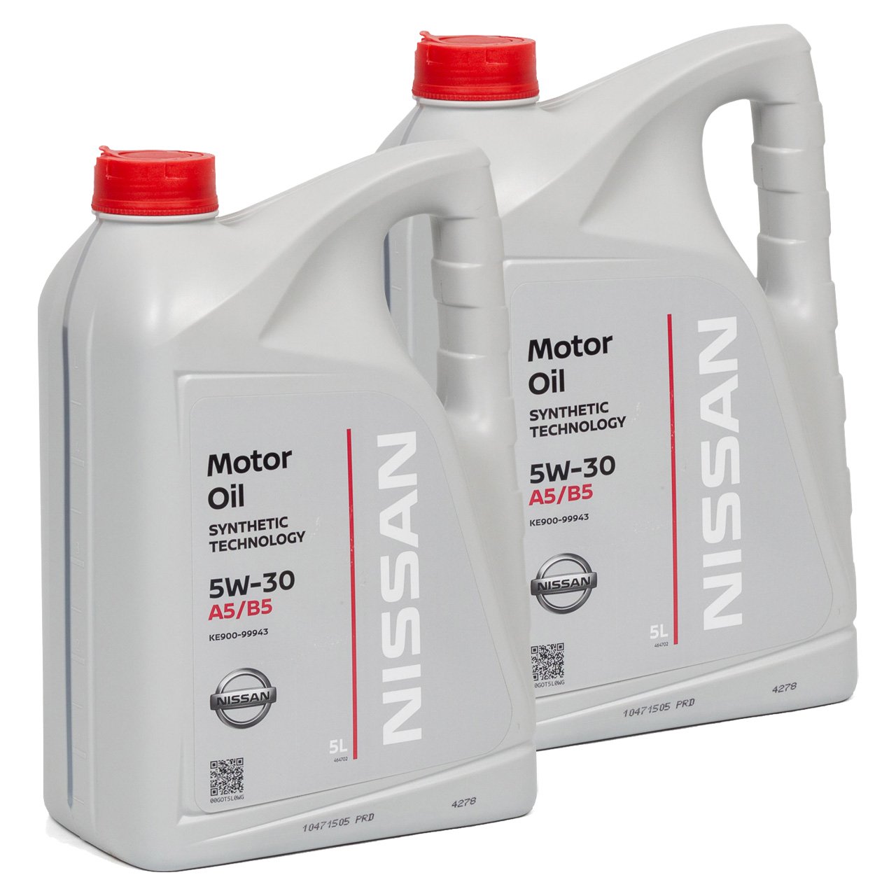 10 Liter ORIGINAL Nissan Motoröl Öl 5W-30 5W30 ACEA A5/B5 API SL/CF KE900-99943