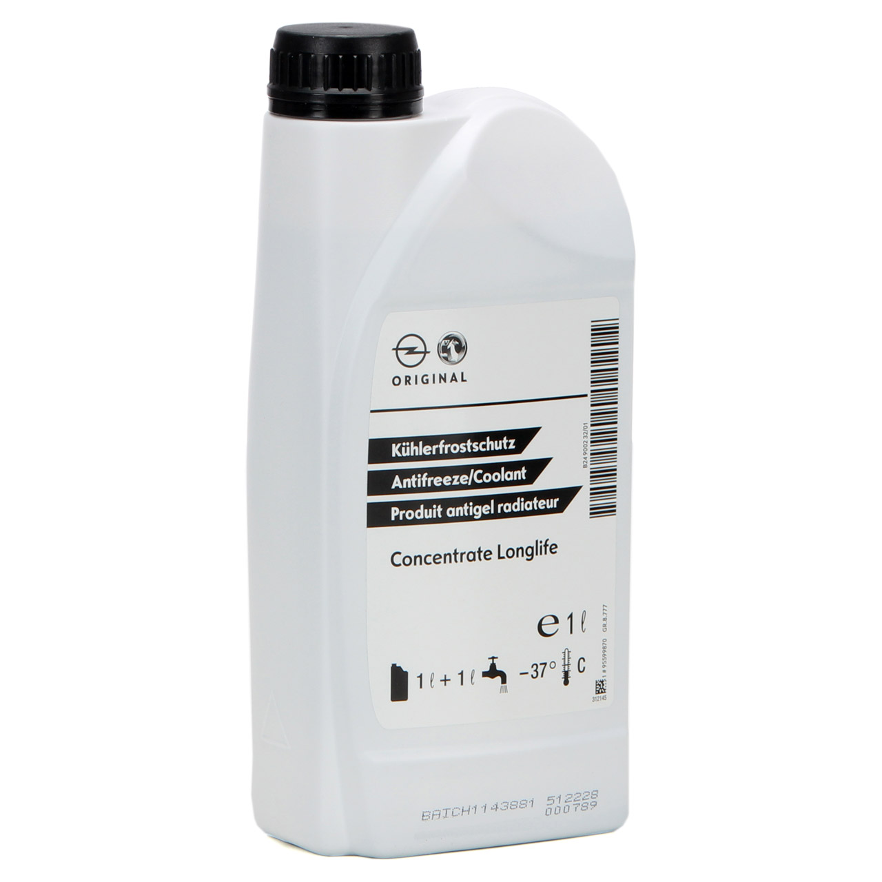 1 Liter ORIGINAL Opel Kühlerfrostschutz DEX-COOL Concentrate Longlife 95599870