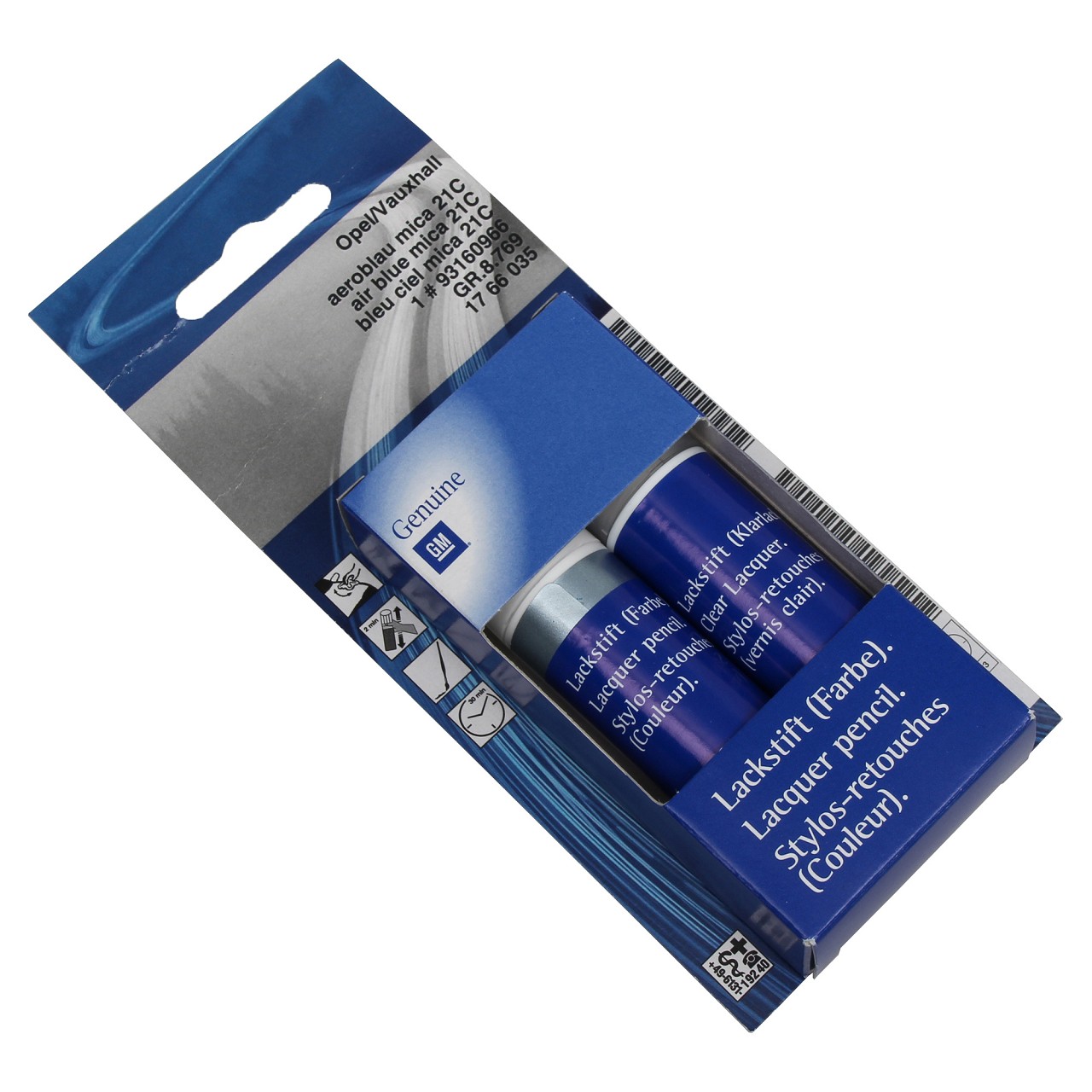 Lackstift für JEEP AC11159 PRISM BLUE 20ml + 20ml Klarlack