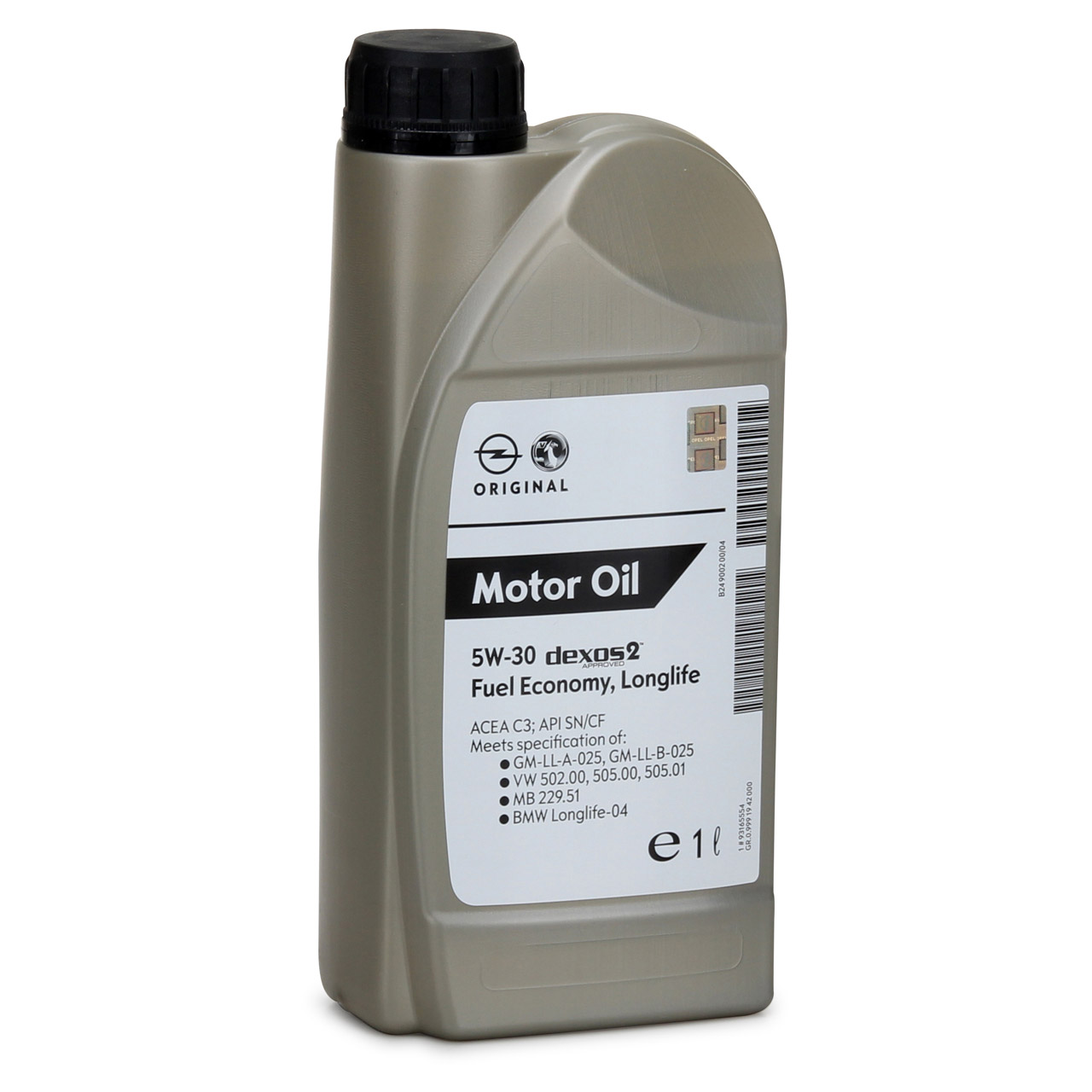 ORIGINAL GM Opel Motoröl 5W30 5W-30 Dexos2 LongLife 8 Liter + Ölfilter 93161665