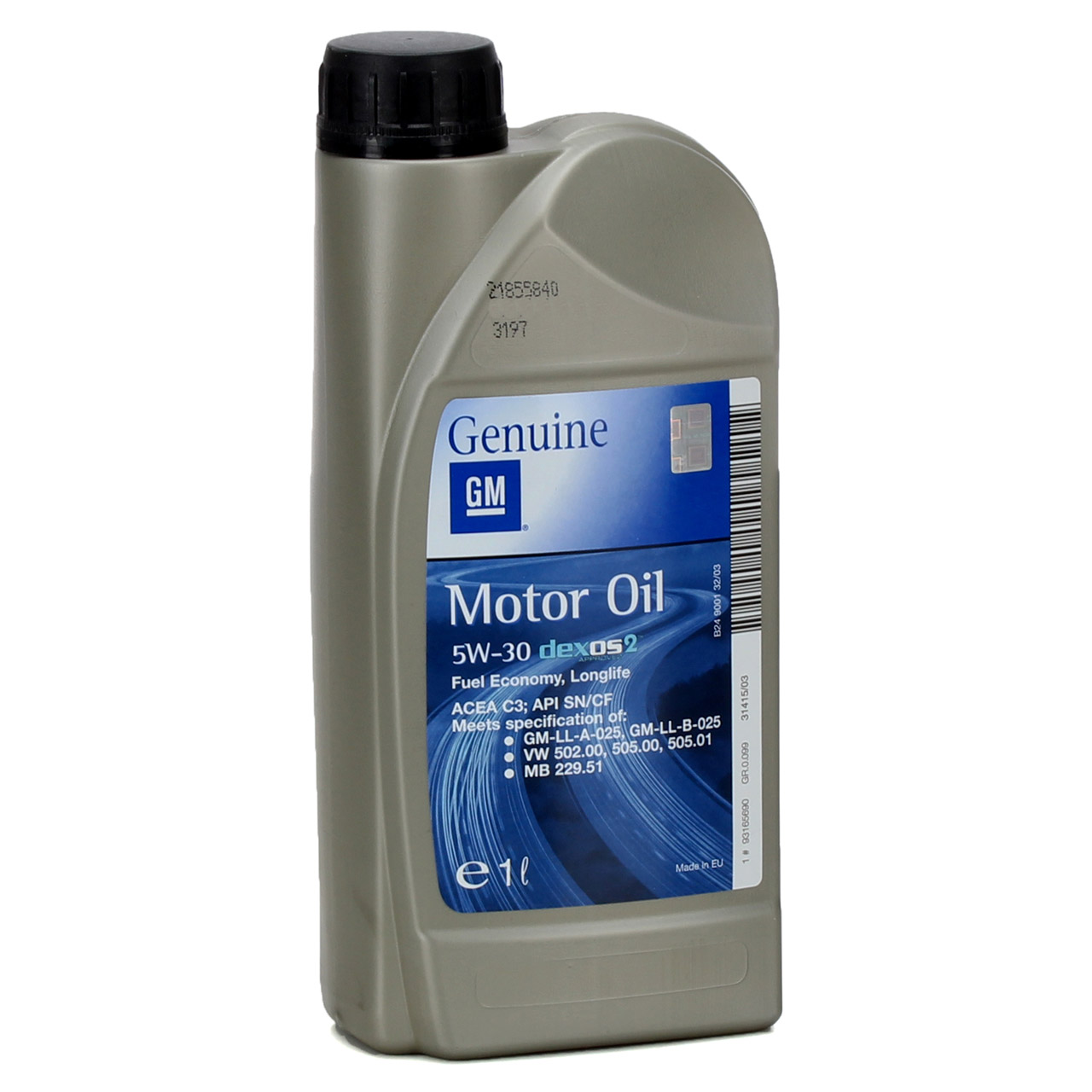 6L 6 Liter ORIGINAL OPEL MOTORÖL 5W-30 dexos2 Longlife + Ölfilter 95528277