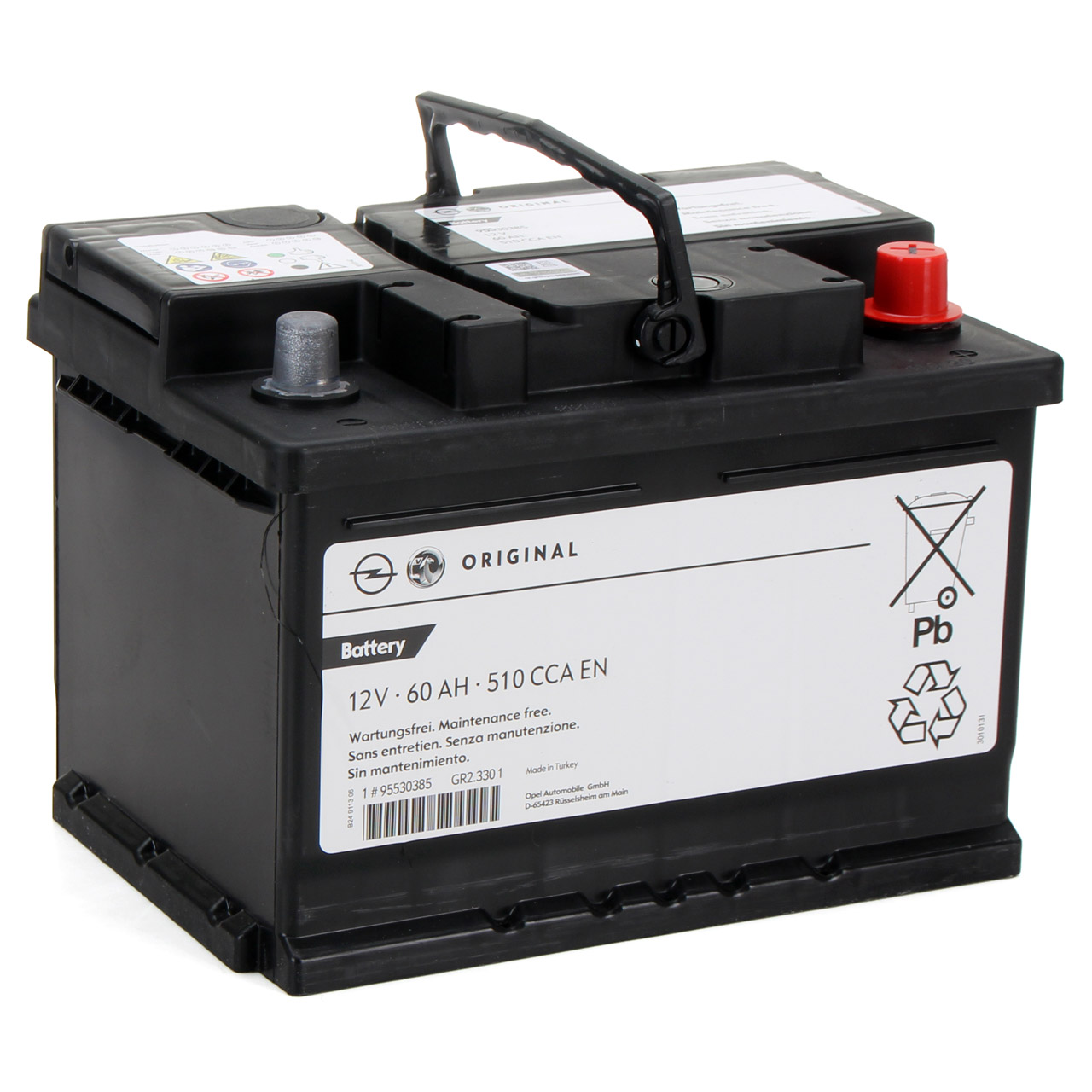 ORIGINAL GM Opel Autobatterie Starterbatterie 12V 70Ah 750 CCA EN