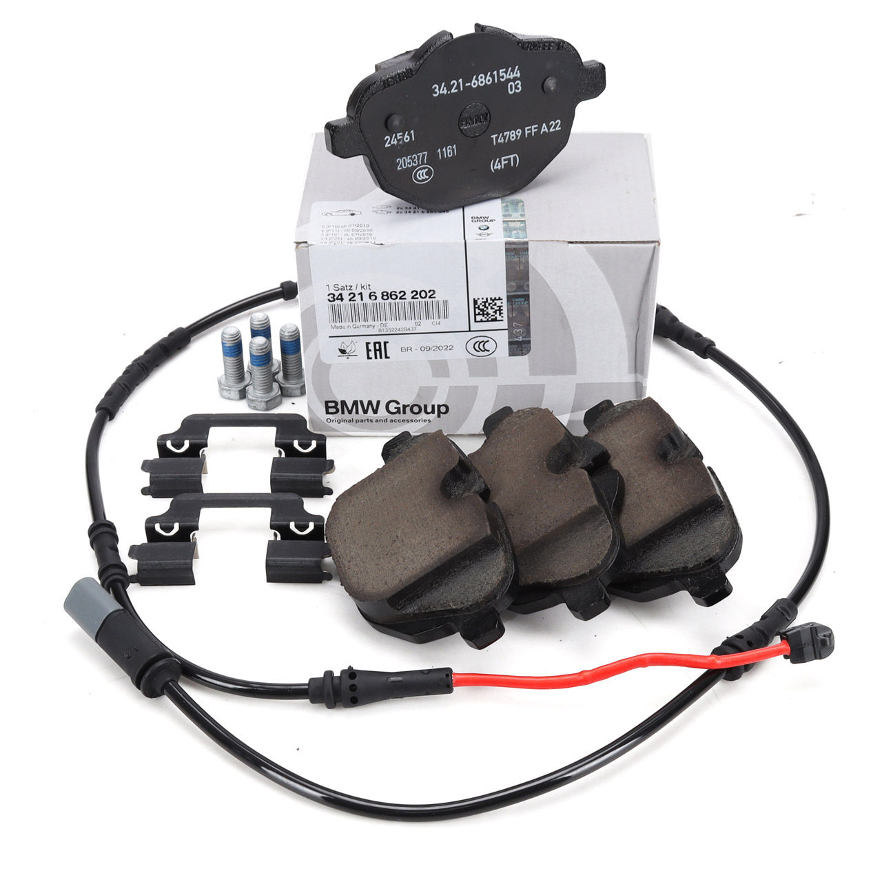 Original BMW Bremsbeläge - 34 21 6 862 202, 34 35 6 791 963 | myparto