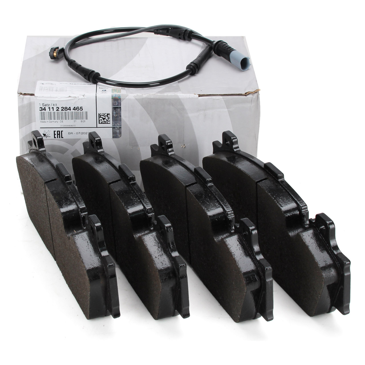 ORIGINAL BMW M Sportbremsbeläge + Sensor 2er F87 M2 / Competition / CS 370-450 PS vorne