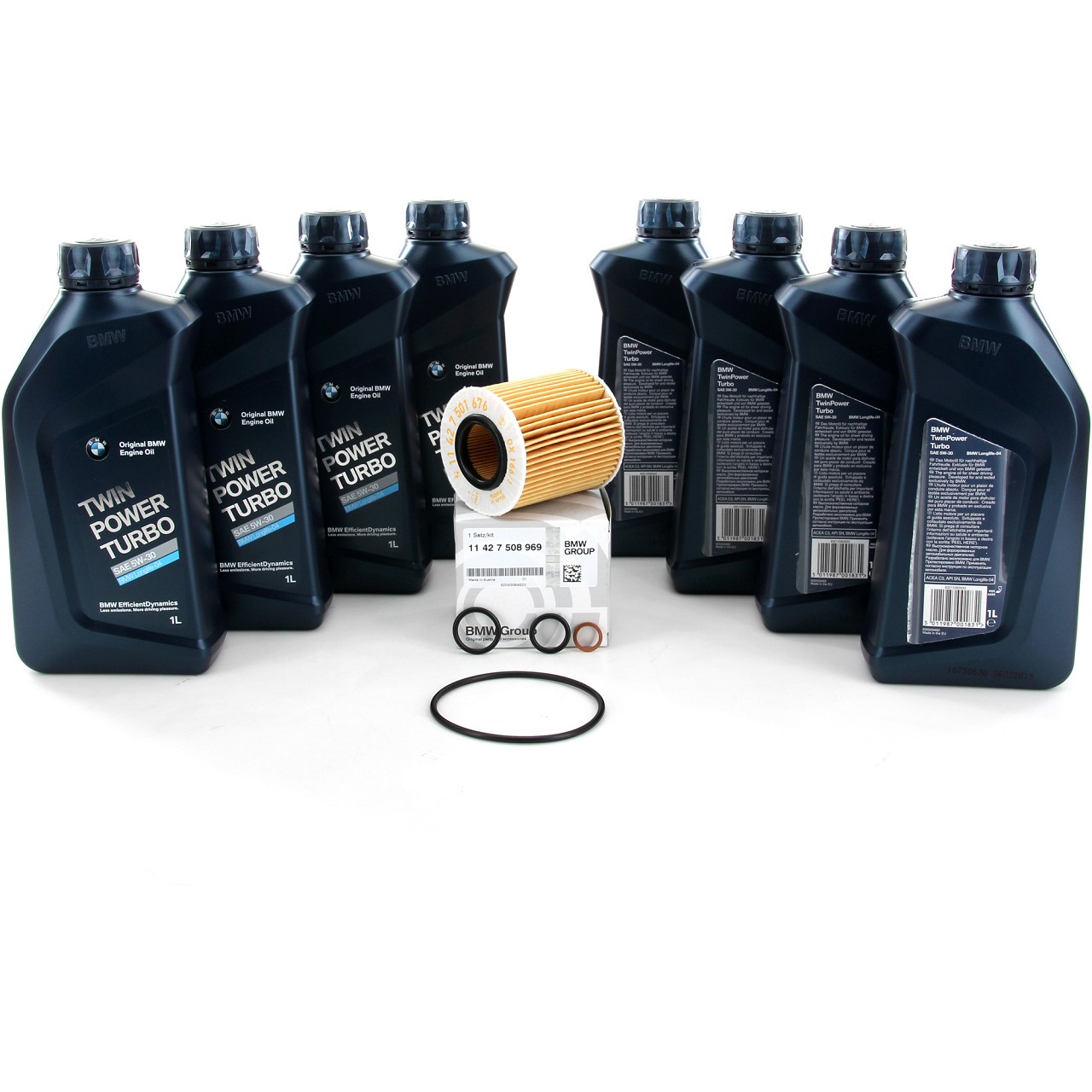 ORIGINAL BMW Motoröl Öl 5W30 LongLife-04 8 Liter + Ölfilter 11427508969