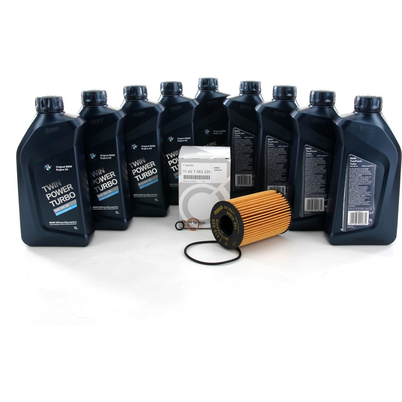 9L 9 Liter ORIGINAL BMW Motoröl Öl 5W30 LongLife-04 + Ölfilter 11427583220