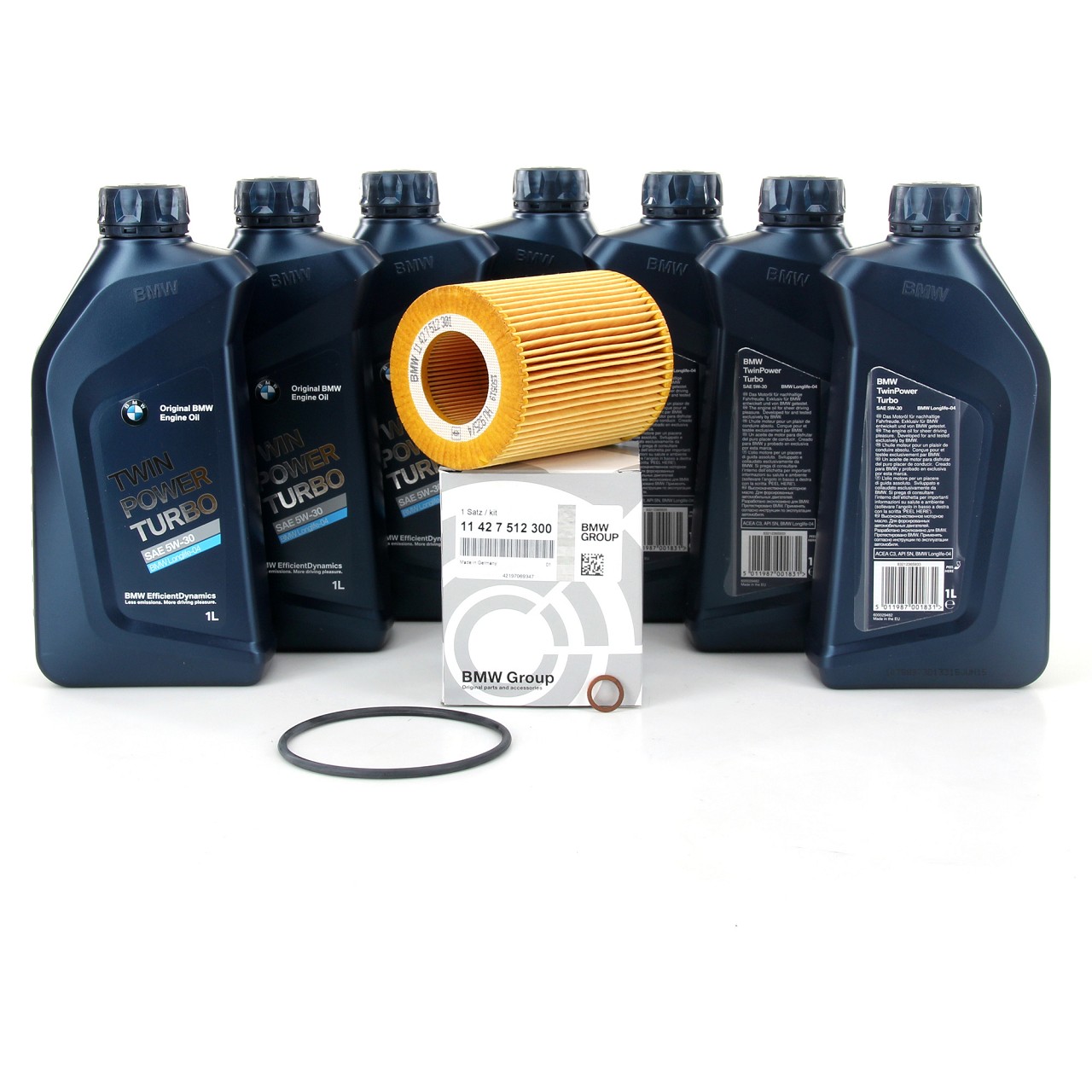 7L 7 Liter ORIGINAL BMW Motoröl Öl 5W30 LongLife-04 + Ölfilter 11427512300