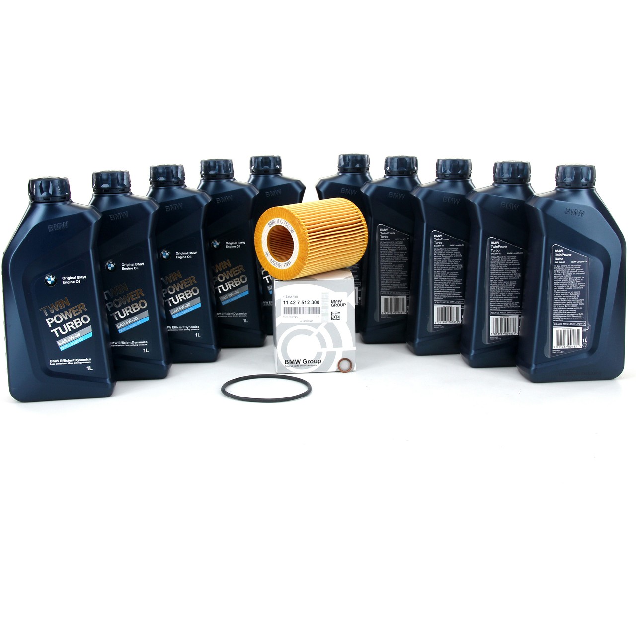 ORIGINAL BMW Motoröl Öl 5W30 LongLife-04 10 Liter + Ölfilter 11427512300