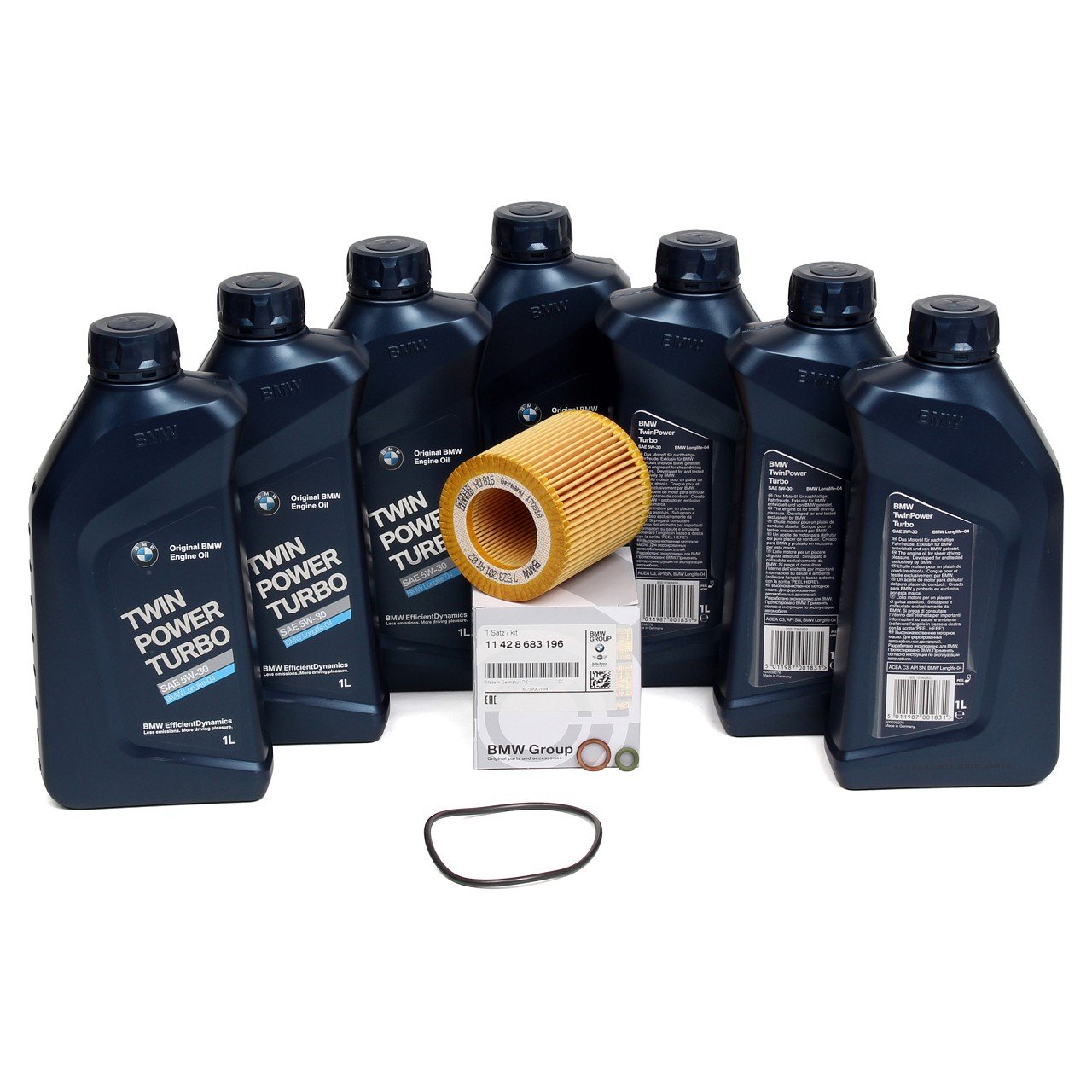 ORIGINAL BMW Motoröl Öl 5W30 LongLife-04 7 Liter + Ölfilter 11427566327