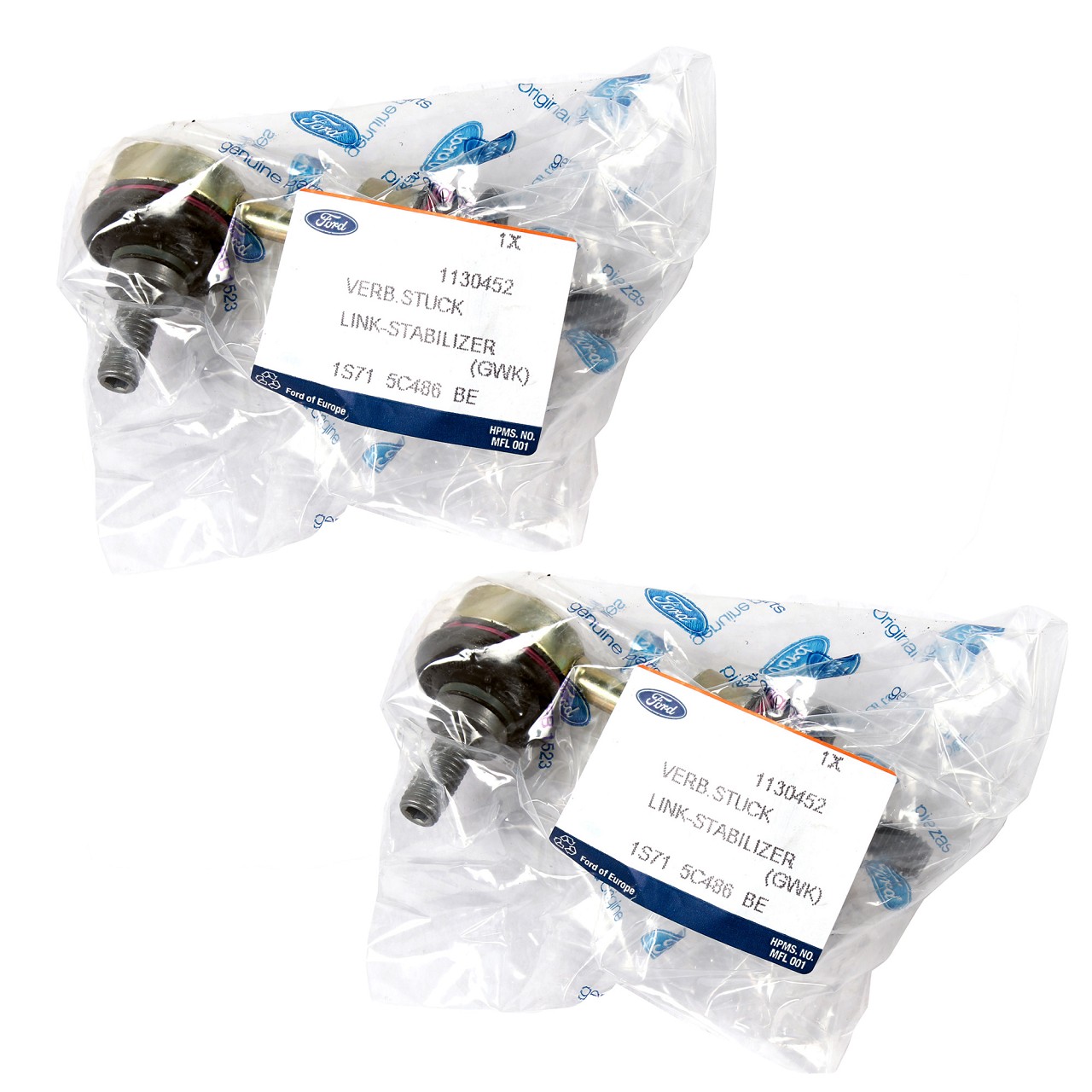 2x ORIGINAL Ford Koppelstange Stabilisator Mondeo MK3 III Kombi hinten 1130452