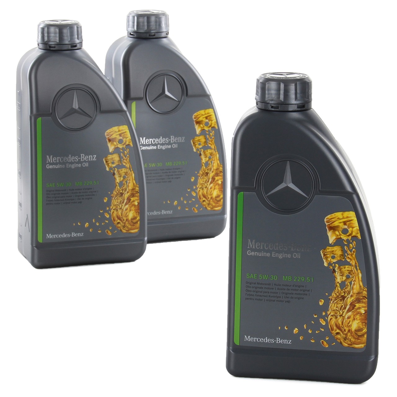 3L 3 Liter ORIGINAL Mercedes-Benz Motoröl Öl 5W-30 MB 229.51 000989940211ALEE
