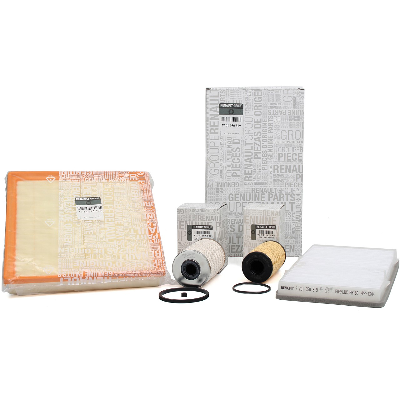ORIGINAL Renault inspection kit Trafic 2 2.0dCi 90/114 hp 2.5dCi 146 hp with PURFLUX system
