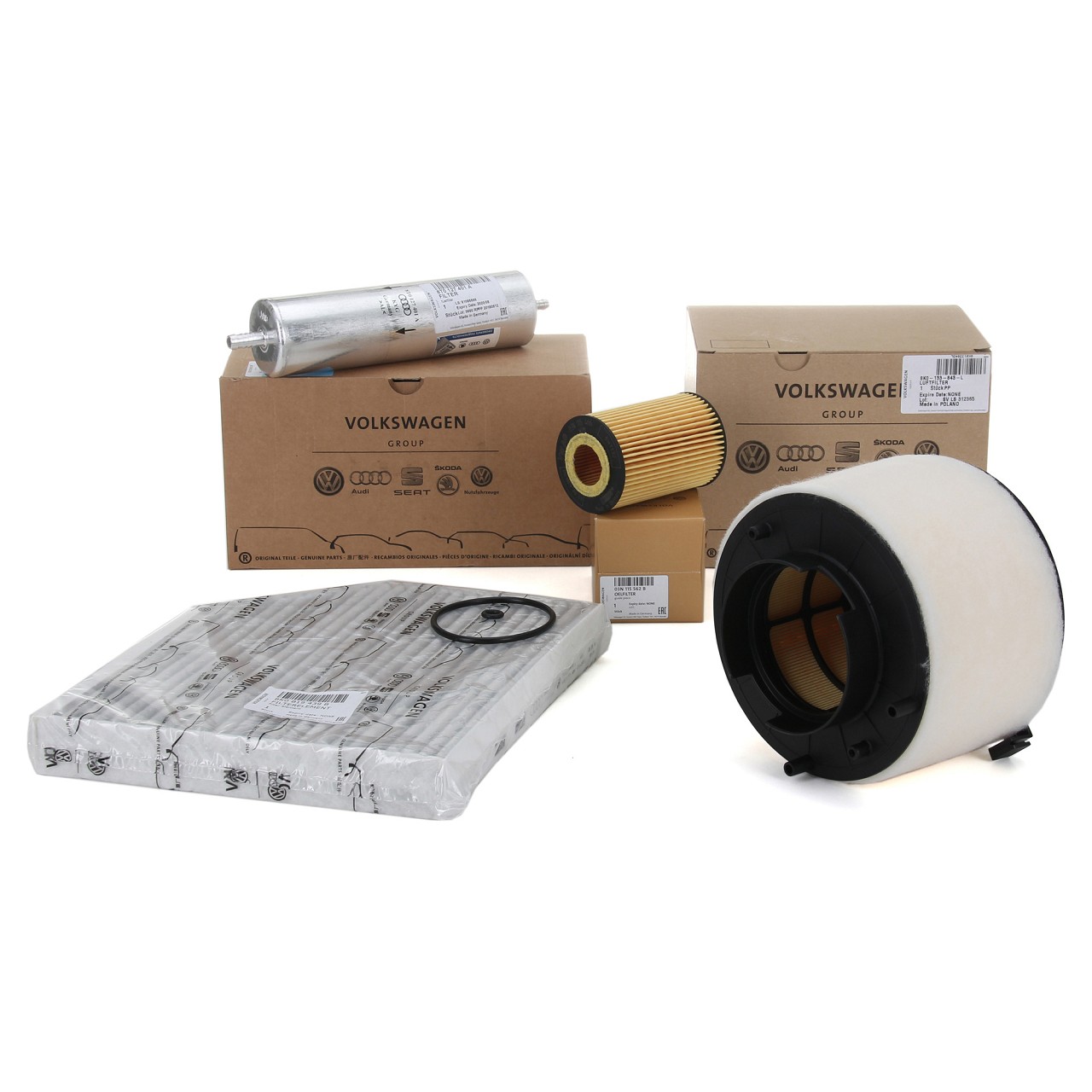 FEBI FILTER INSPEKTIONSPAKET Passend Für 2.7+3.0 TDI AUDI A4 B8 A5 8T 8f Q5 8r