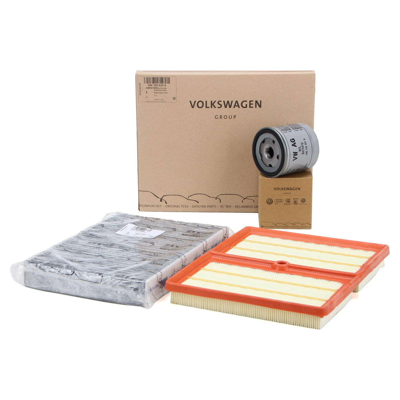 ORIGINAL VW Inspektionskit Filterpaket UP 1.0 TSI 90 PS + 1.0 GTI 115 PS
