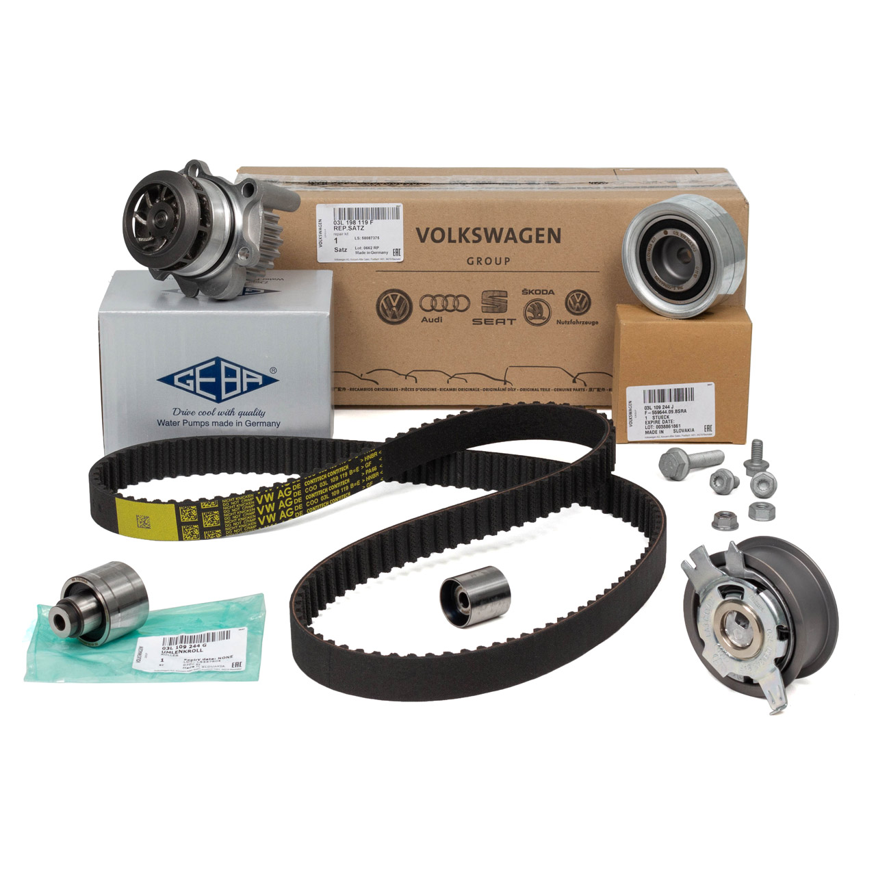 CONTITECH Wasserpumpe + Zahnriemensatz (CT1051WP2