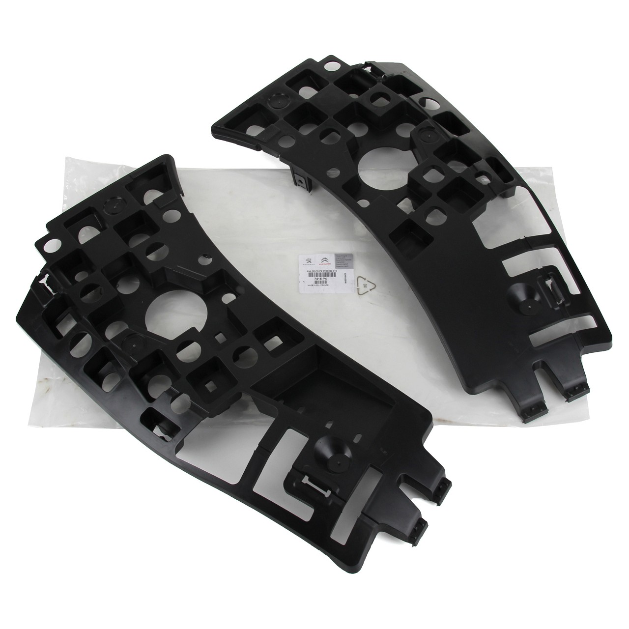 ORIGINAL Peugeot bumper bracket bumper support set FRONT 7416.P4 for 3008