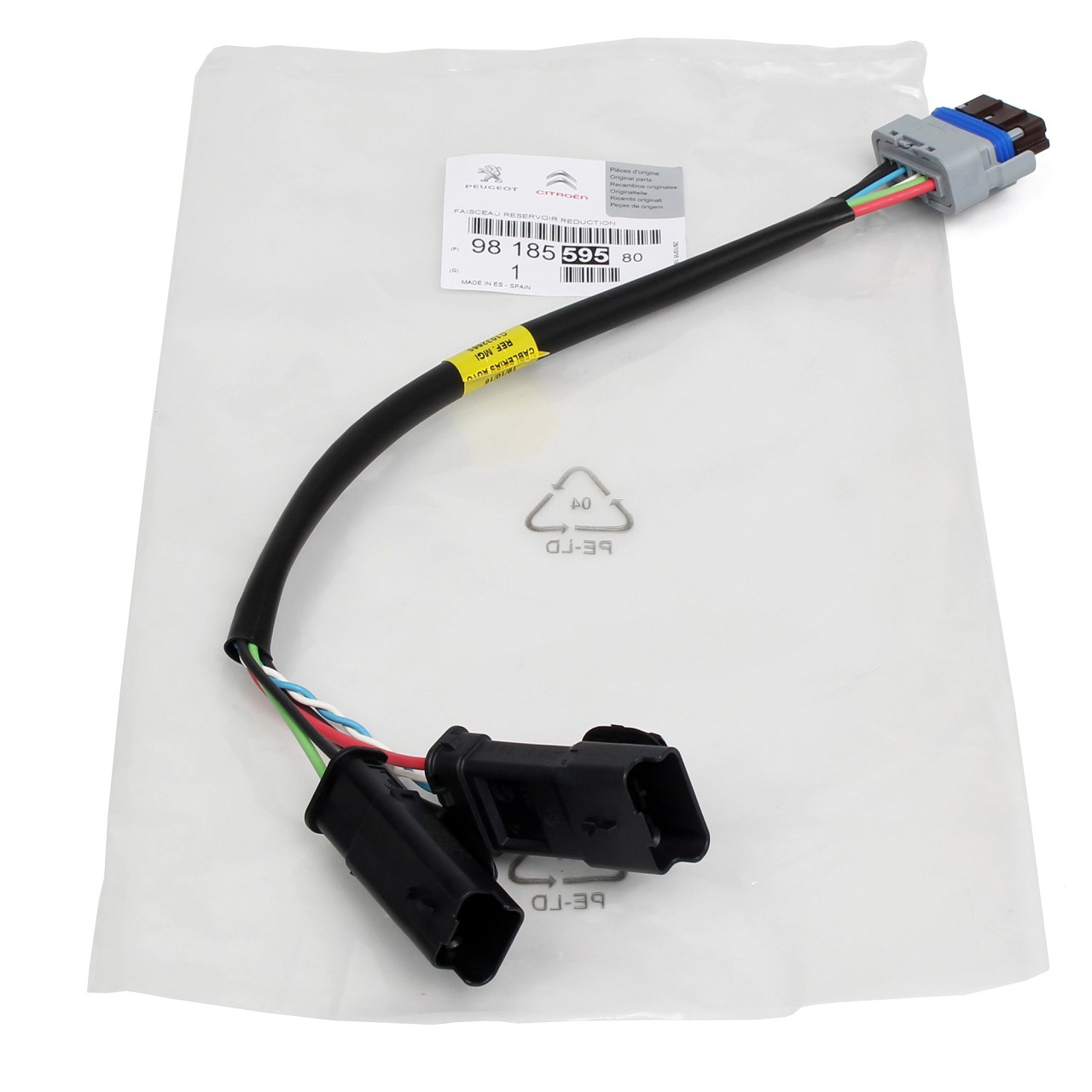 ORIGINAL Citroen Peugeot Kabelstrang Sensor Harnstoffvorrat 9818559580