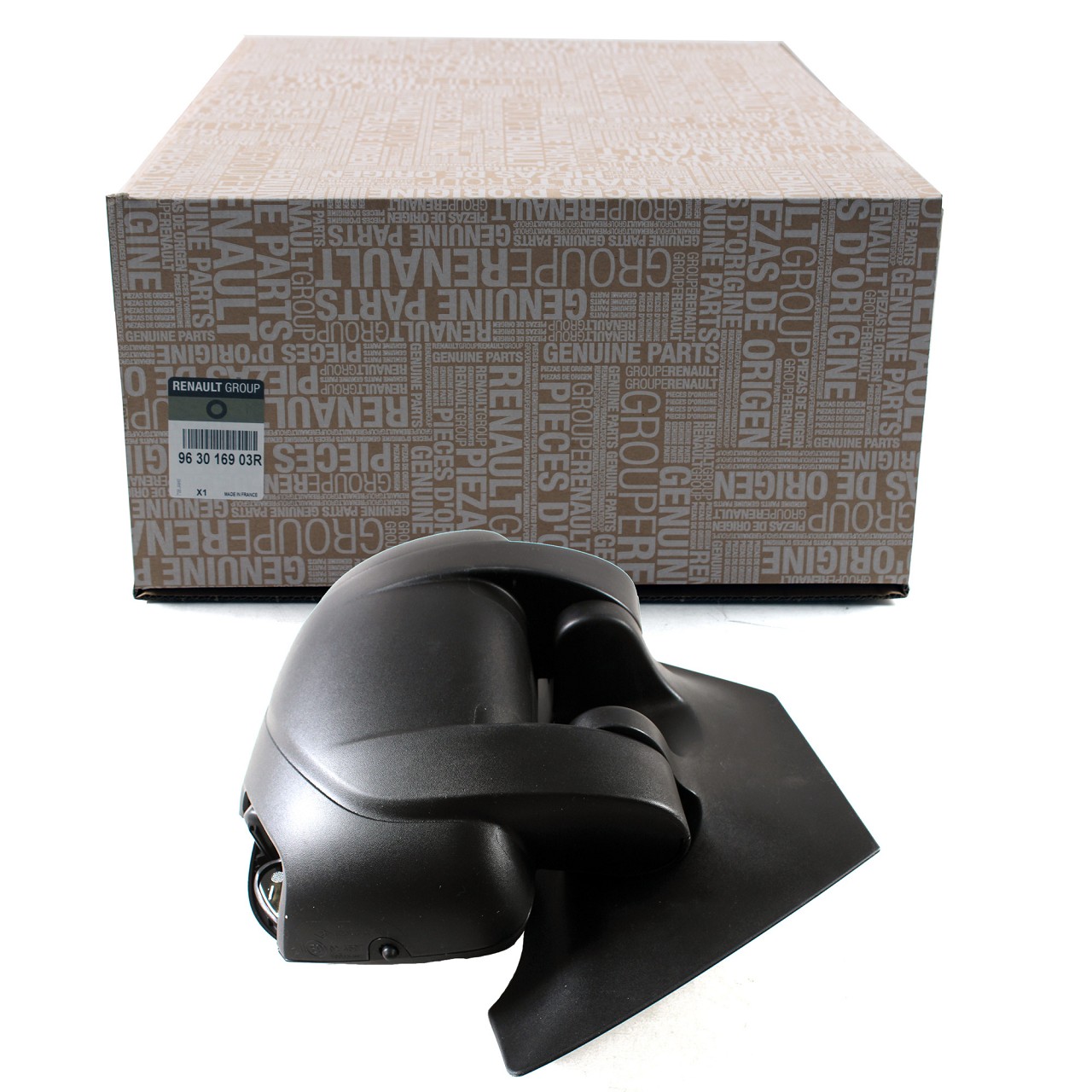 Cache De Rétroviseur Droit Pour Renault Master III (MK3) - Noir Texturé - Clipser - Réf. 963016903R