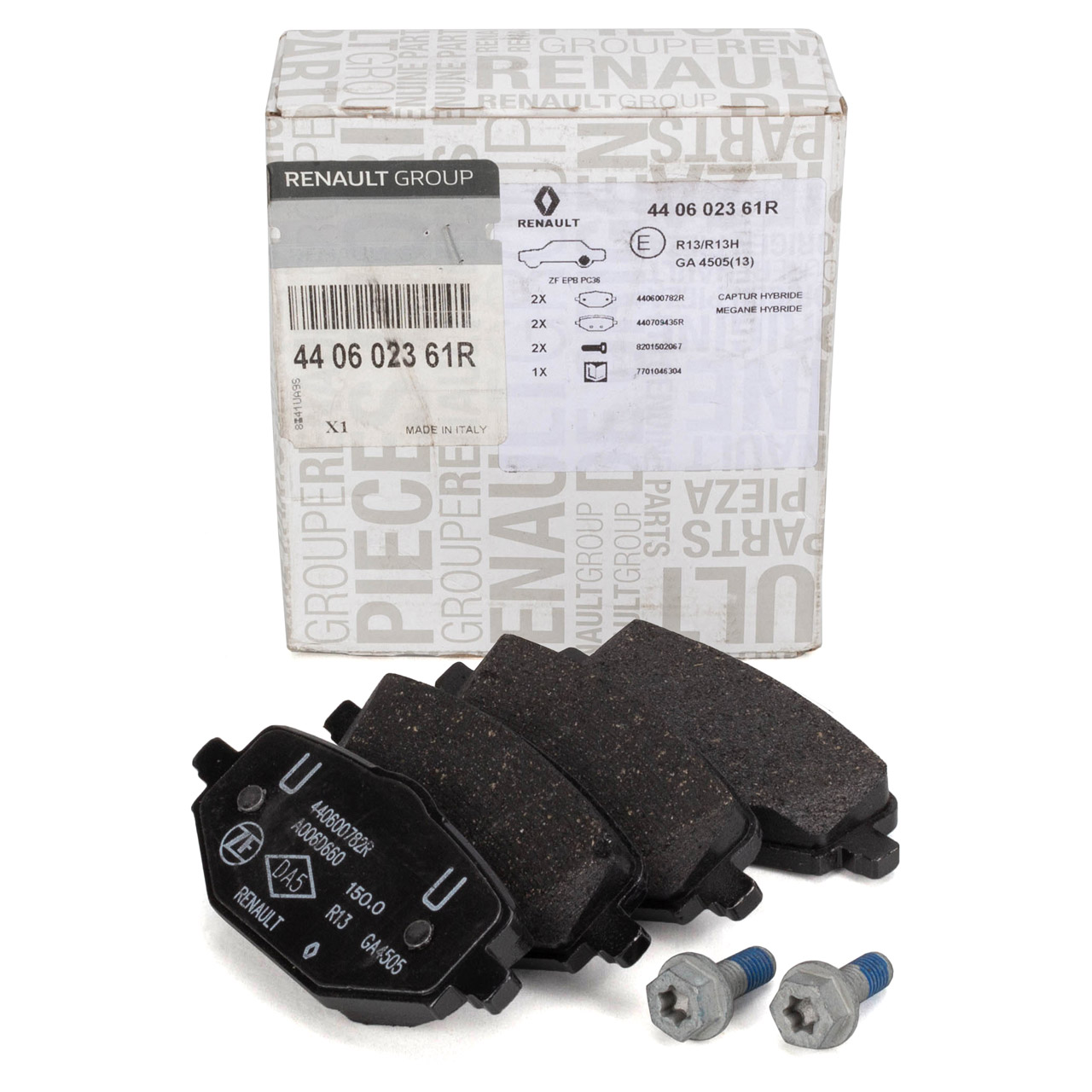 Original RENAULT Brake pads - 44 06 023 61R | myparto 