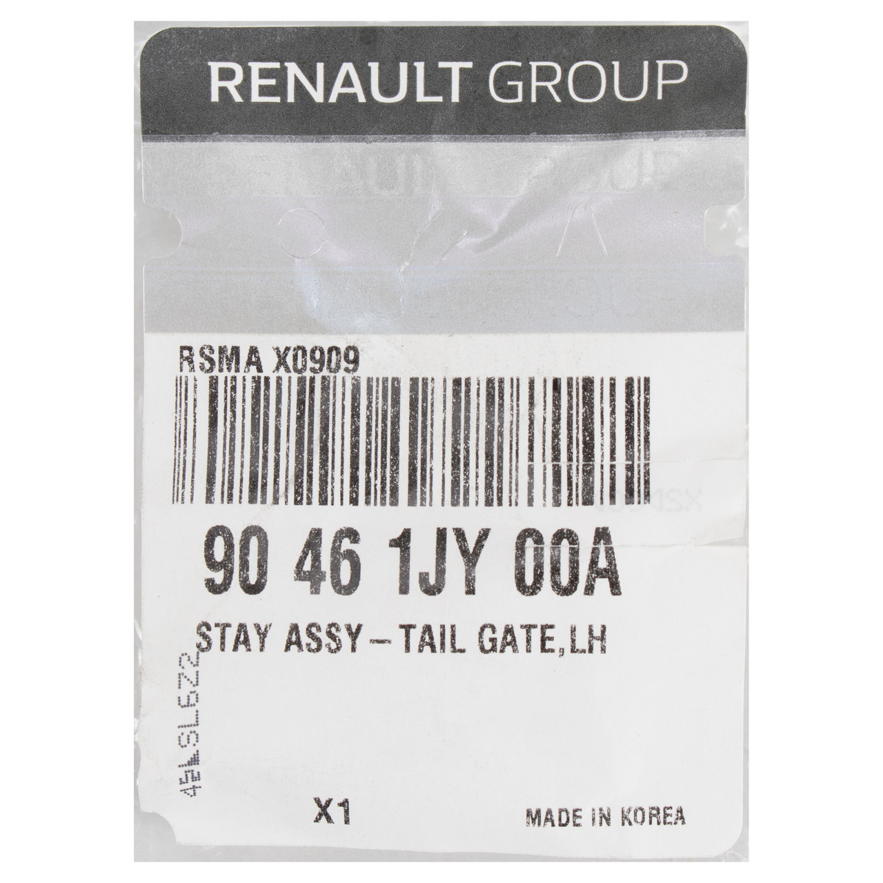 ORIGINAL Renault Heckklappendämpfer Gasdämpfer Koleos 1 links unten 90461JY00A
