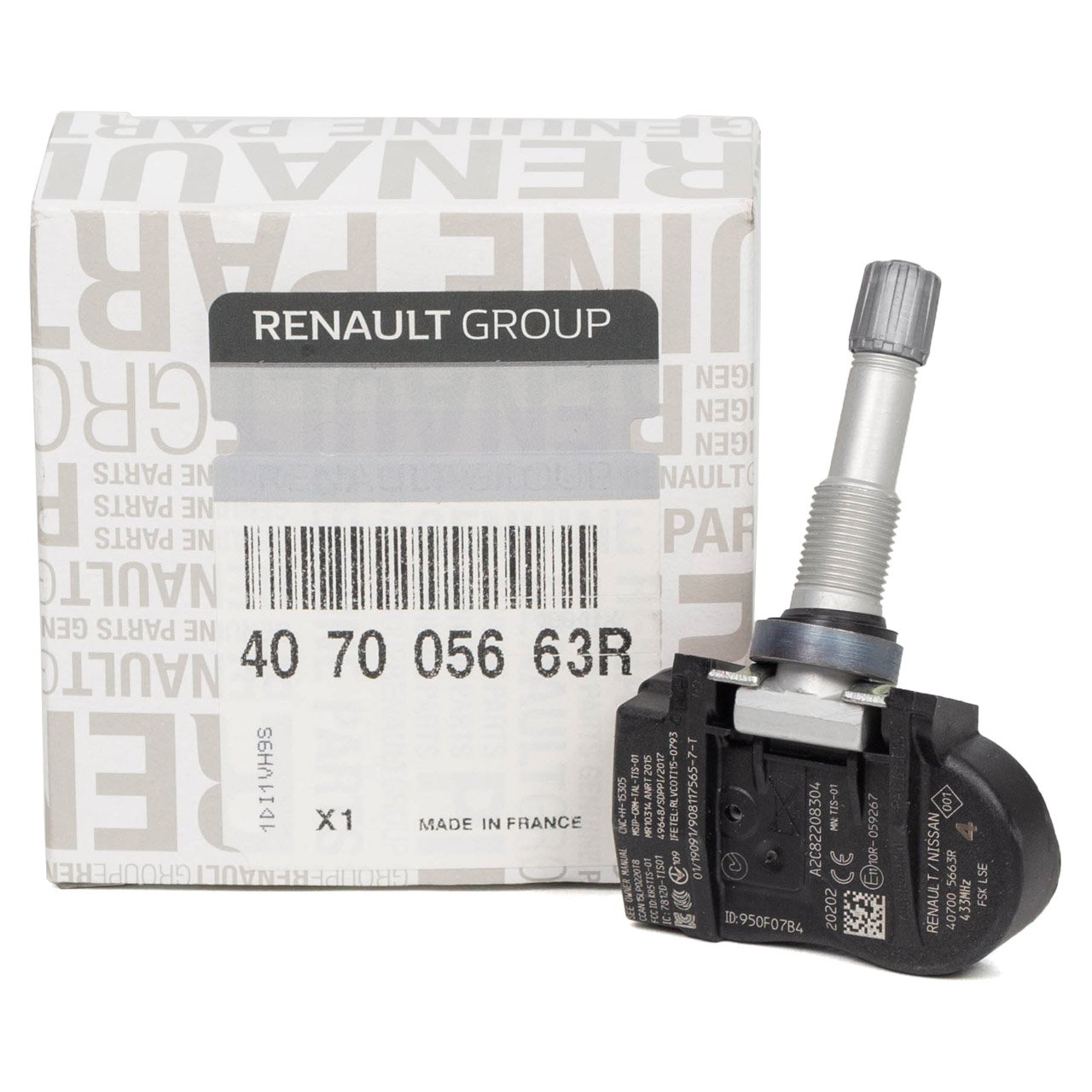 ORIGINAL Renault RDKS Reifendrucksensor Captur Clio 4 Megane 3 4 Scenic 4 Zoe 407005663R