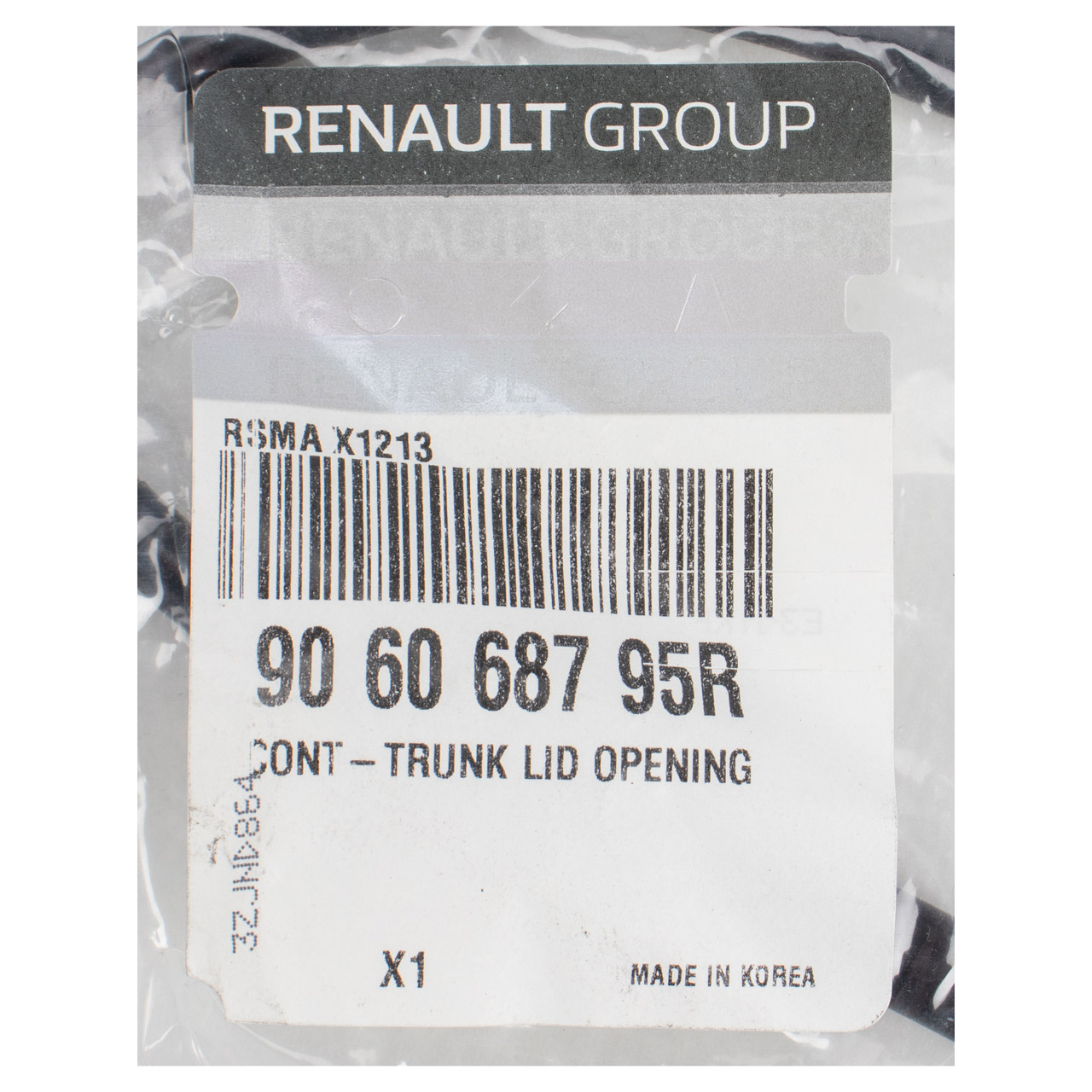 ORIGINAL Renault Schalter Kofferraumöffner Heckklappenöffner Koleos 906068795R