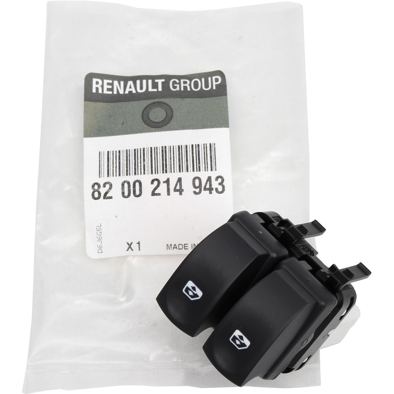 ORIGINAL Renault Schalter Fensterheber CLIO III TWINGO II vorne links 8200214943