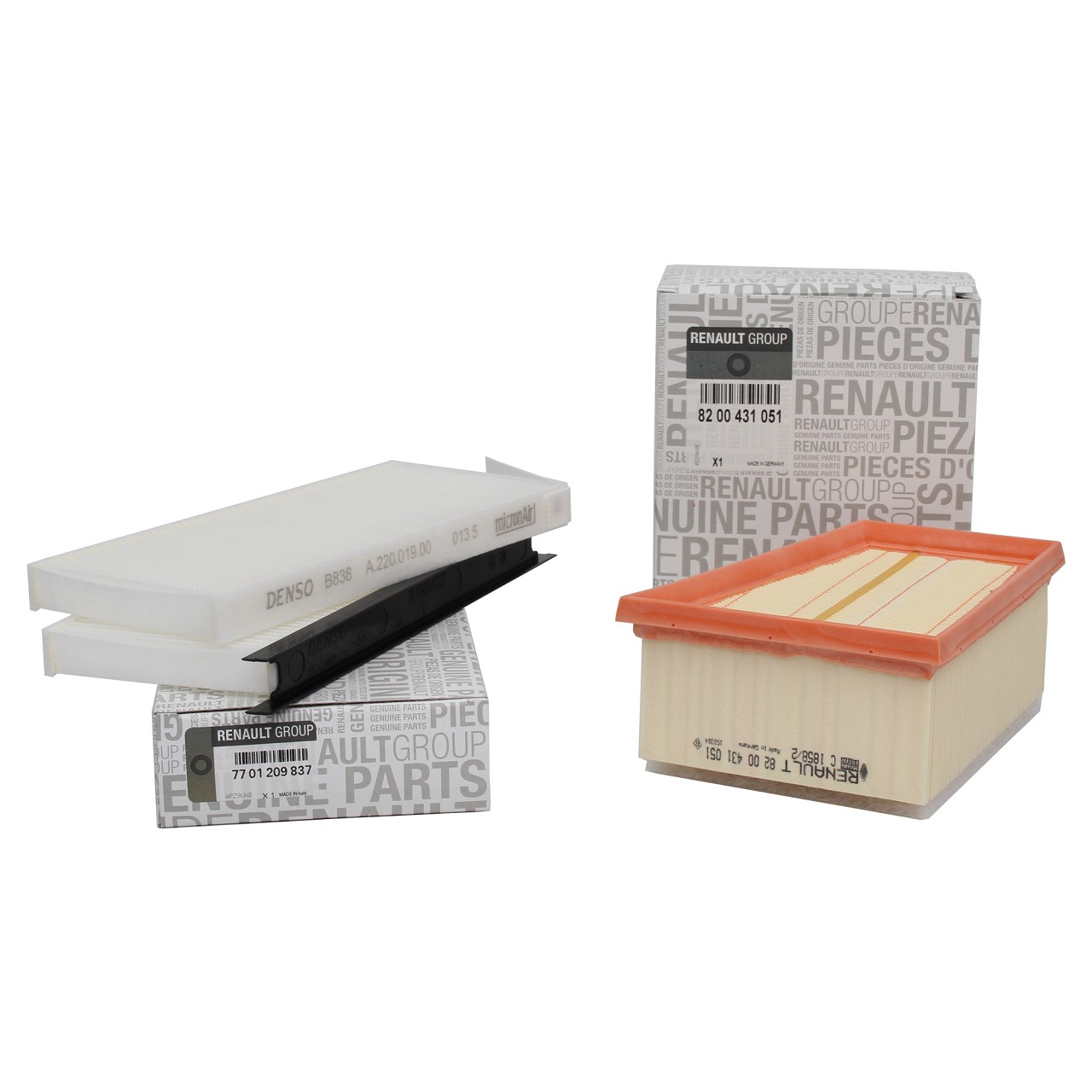 ORIGINAL Renault filter package inspection kit filter set KANGOO 1.6 16V 106 hp