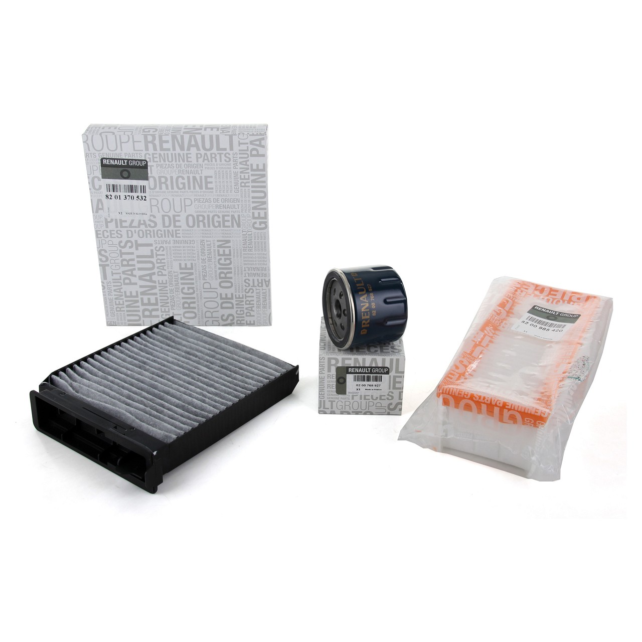 ORIGINAL DACIA Filterset Filterpaket 3-tlg Duster (HS_) Logan Sandero 1.5 dCi 75-110 PS