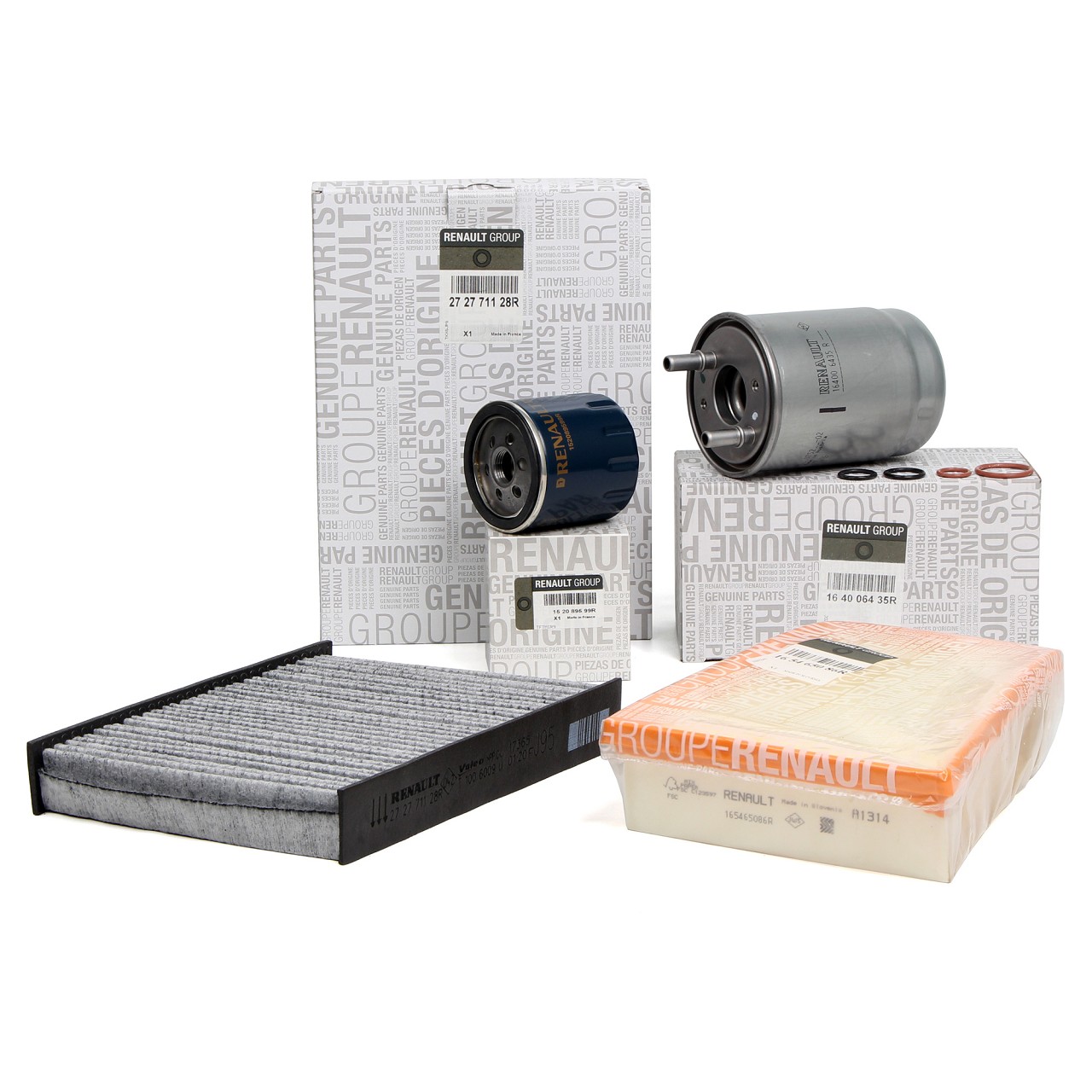 ORIGINAL Renault Inspektionskit Filterpaket Filterset GRAND / SCENIC III 1.5 dCi