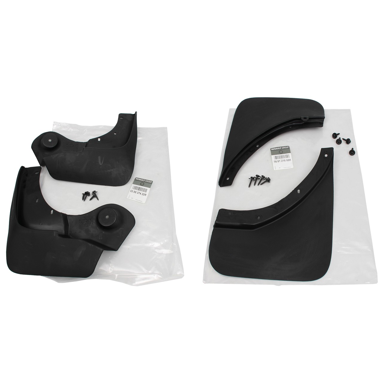 Lot De 2 Protège-boue Arrière (Schmutzfänger) Pour Renault Captur II (MK2) - Marque DZAM