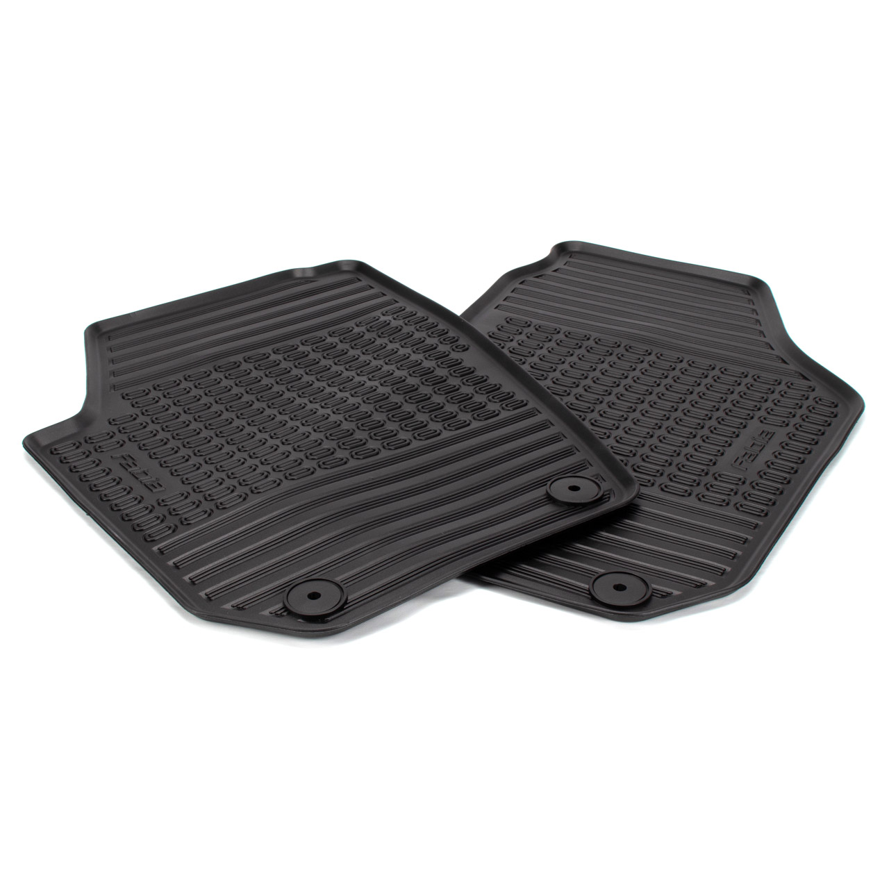 Gummifußmatten Set Für Skoda Roomster 5J (2006-2015) - 4-teilig, Schwarz, 100% Passgenau