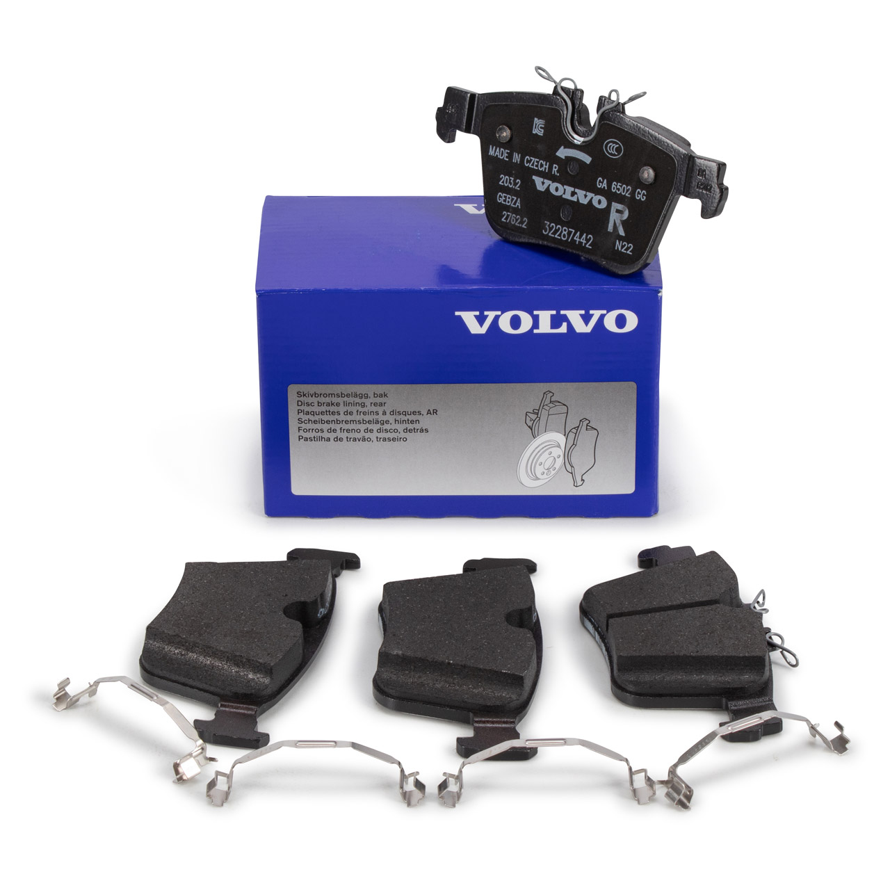 ORIGINAL Volvo Bremsbeläge S60 III S90 II V60 II V90 II XC60 II XC90 II hinten 32287446