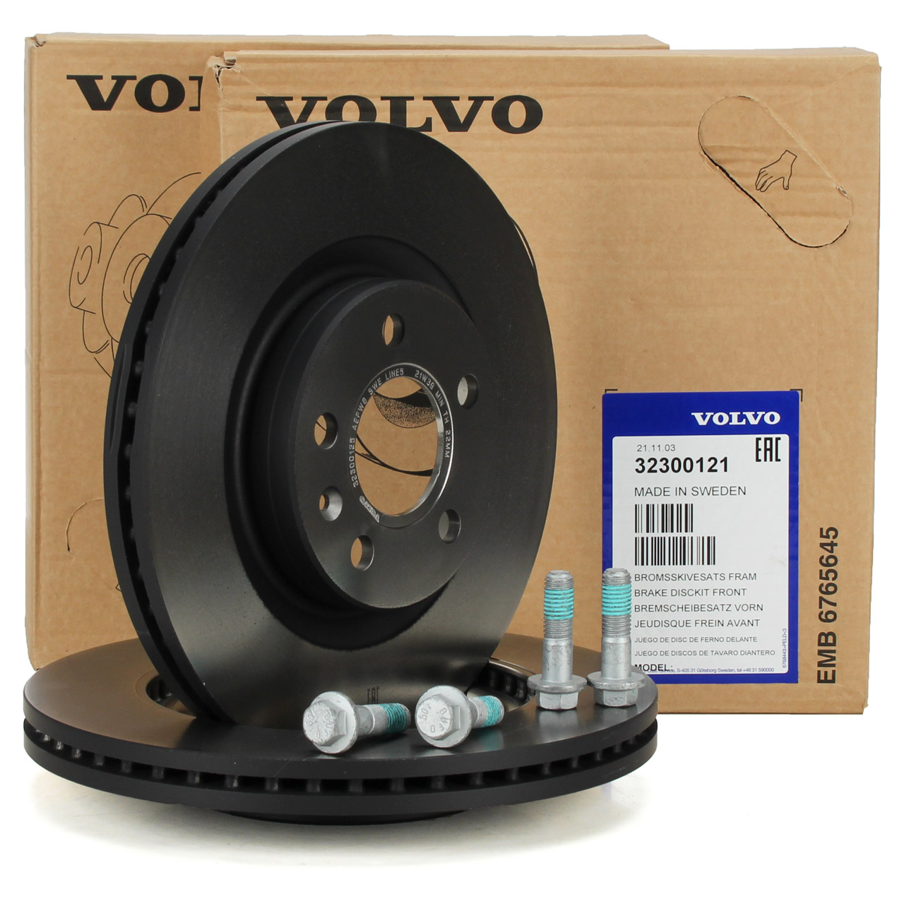 Original VOLVO Brake discs - 32 300 121 | myparto