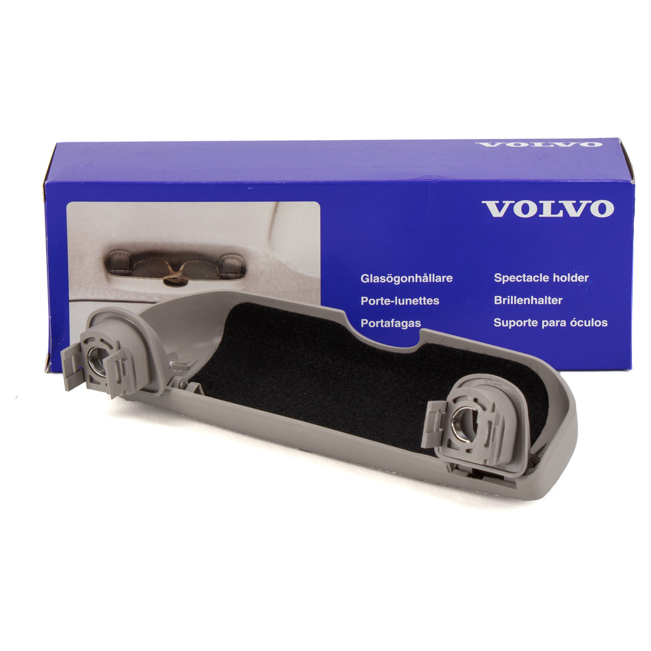 ORIGINAL Volvo Brillenfach Brillenetui Brillenablage Grau S40 2 S60 2 S80 2 C30 30740417
