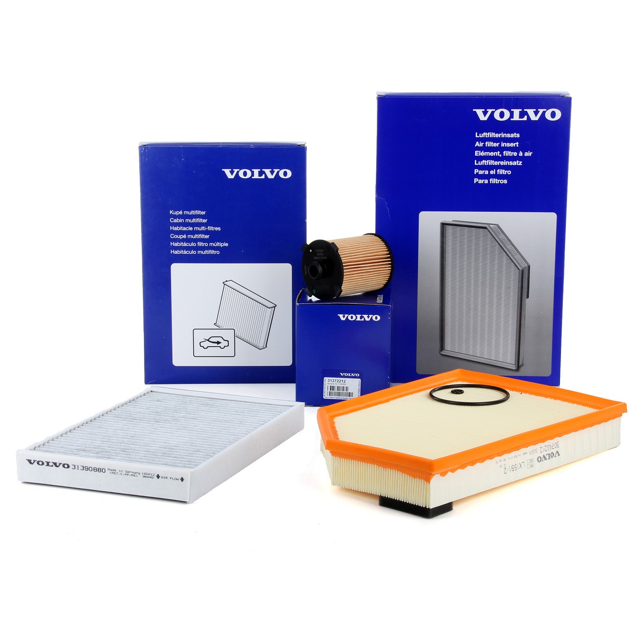 ORIGINAL Volvo Inspektionskit Filterpaket S60 II D4 T5 T6 S80 II T5 V70 III T5