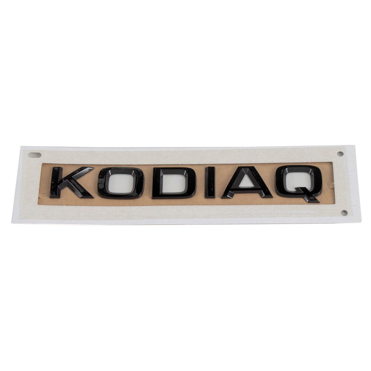 ORIGINAL Skoda Emblem Schriftzug Heckklappe Schwarz Kodiaq hinten 565853687H 041