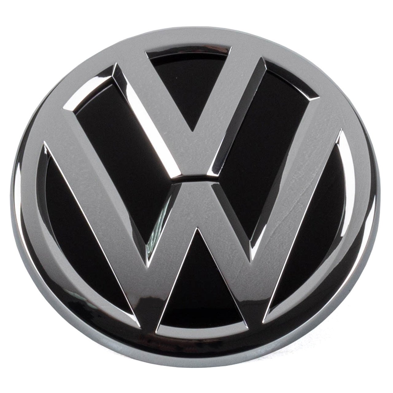 ORIGINAL VW Emblem Logo Heckklappe Schwarz Chrom Golf 7 bis Modelljahr 2020  5G0853617A